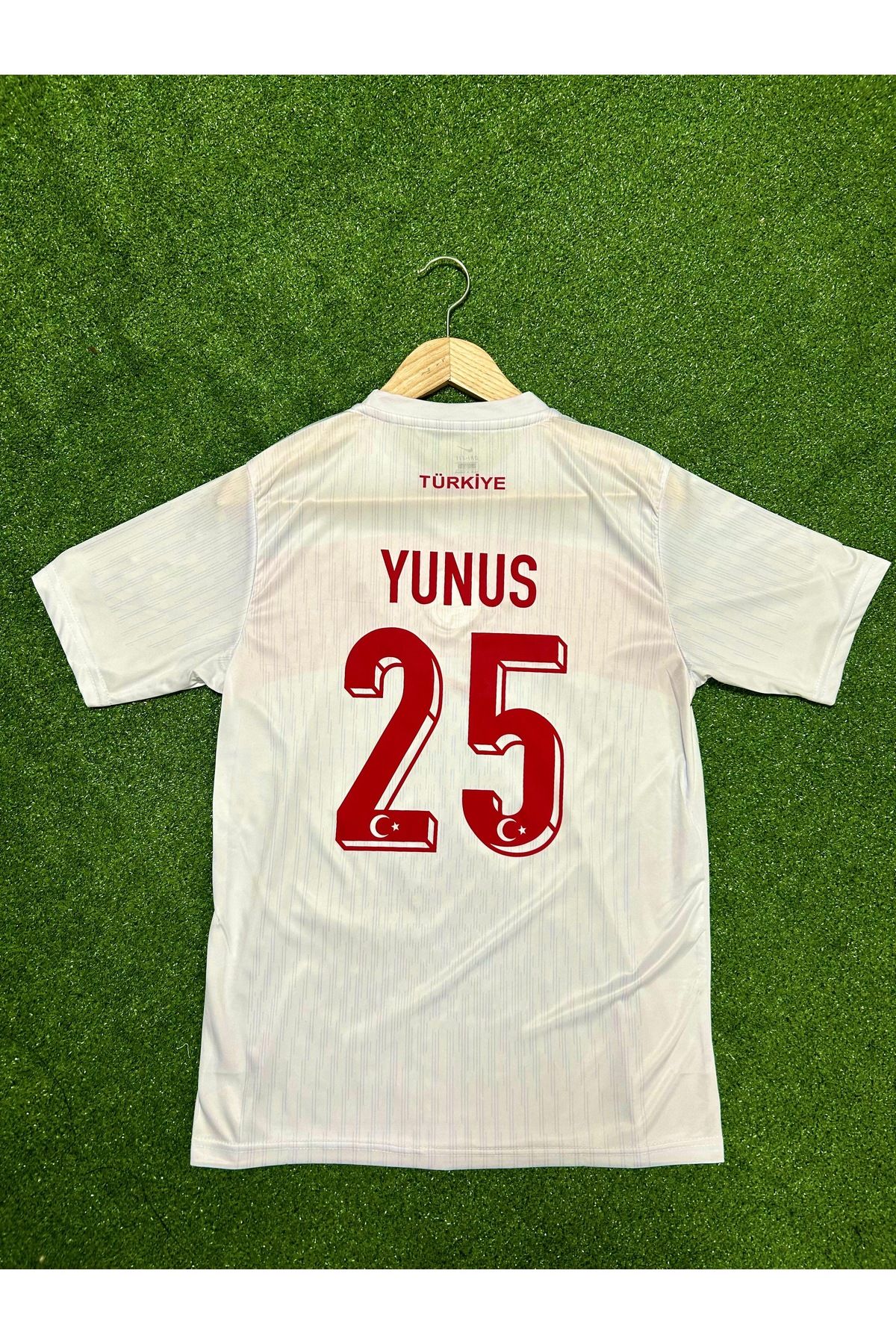 FRAGOLA Türkiye Euro 2024 Yunus Akgün İç Saha Forması (Beyaz)
