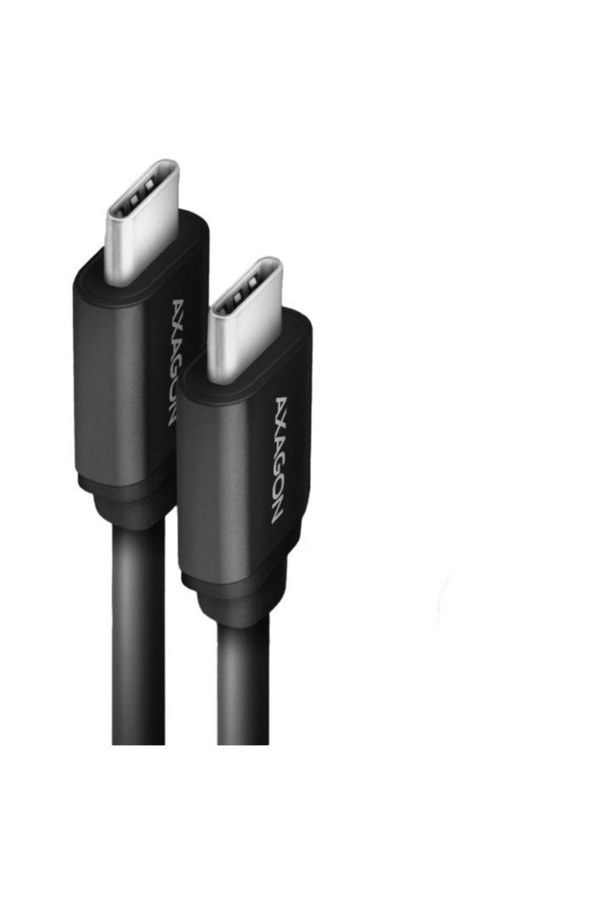 Axagon-Cablu de date Axagon Twister, USB-C la USB-C, 0.6m, 3A (Negru) 3