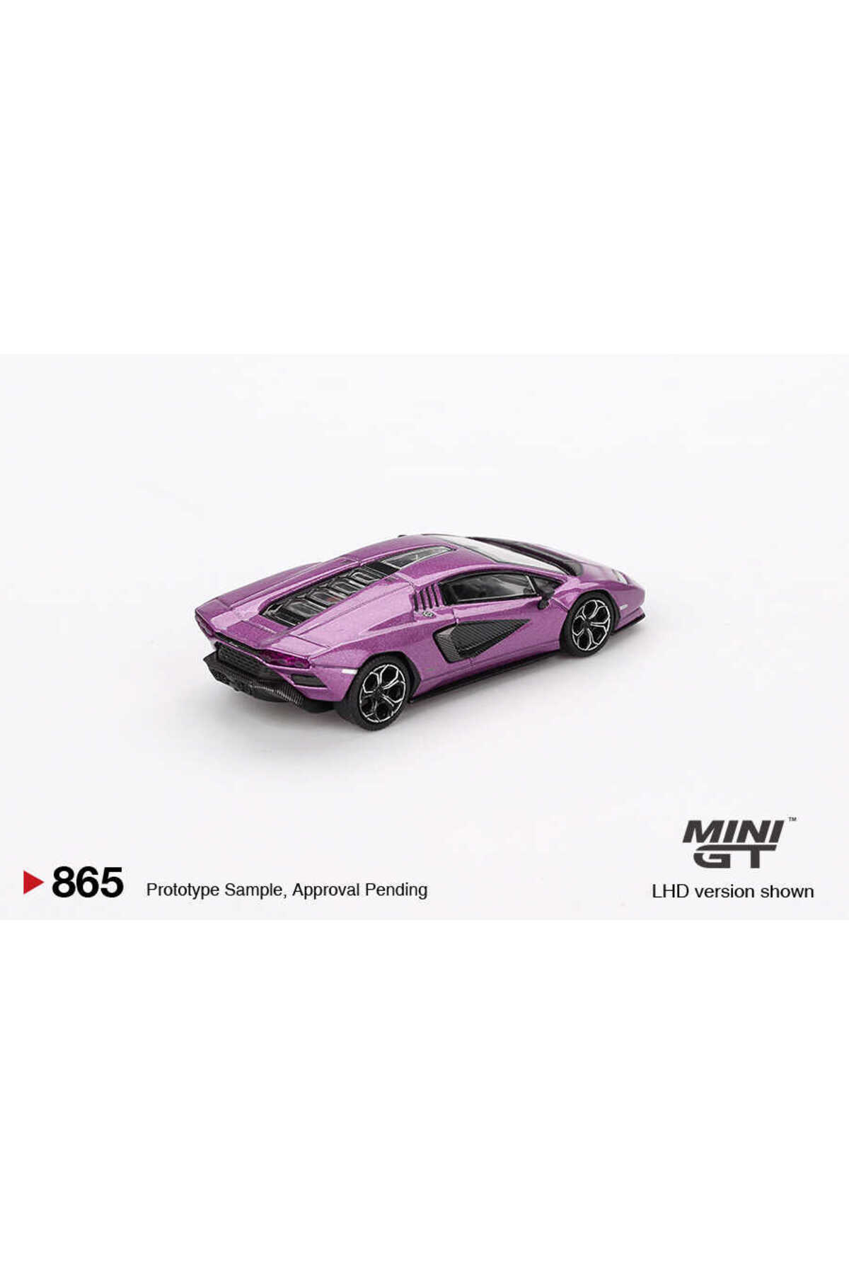 Genel Markalar 1/64 865 Lamborghini Countach LPI 800-4 Viola 30th