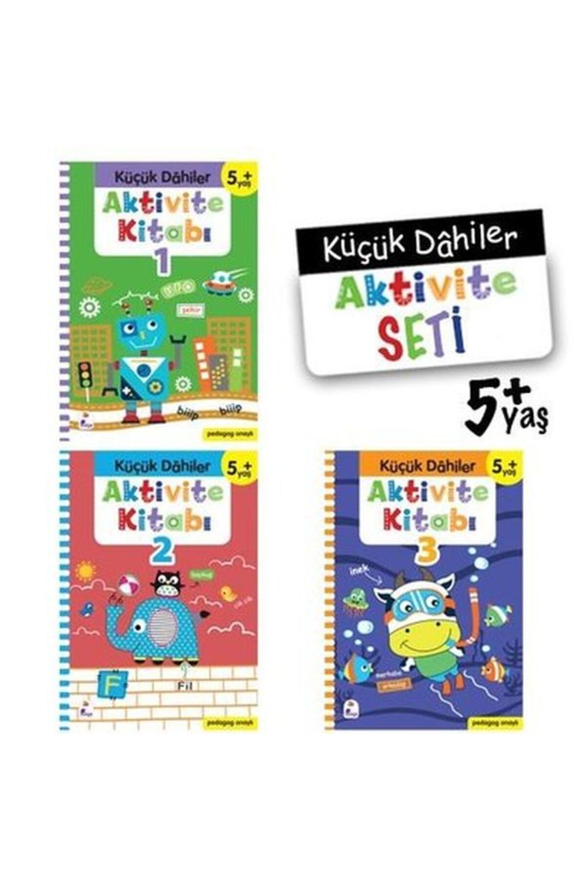 İndigo Kitap Küçük Dahiler Aktivite Seti 5+ Yaş - 3 Kitap Takım