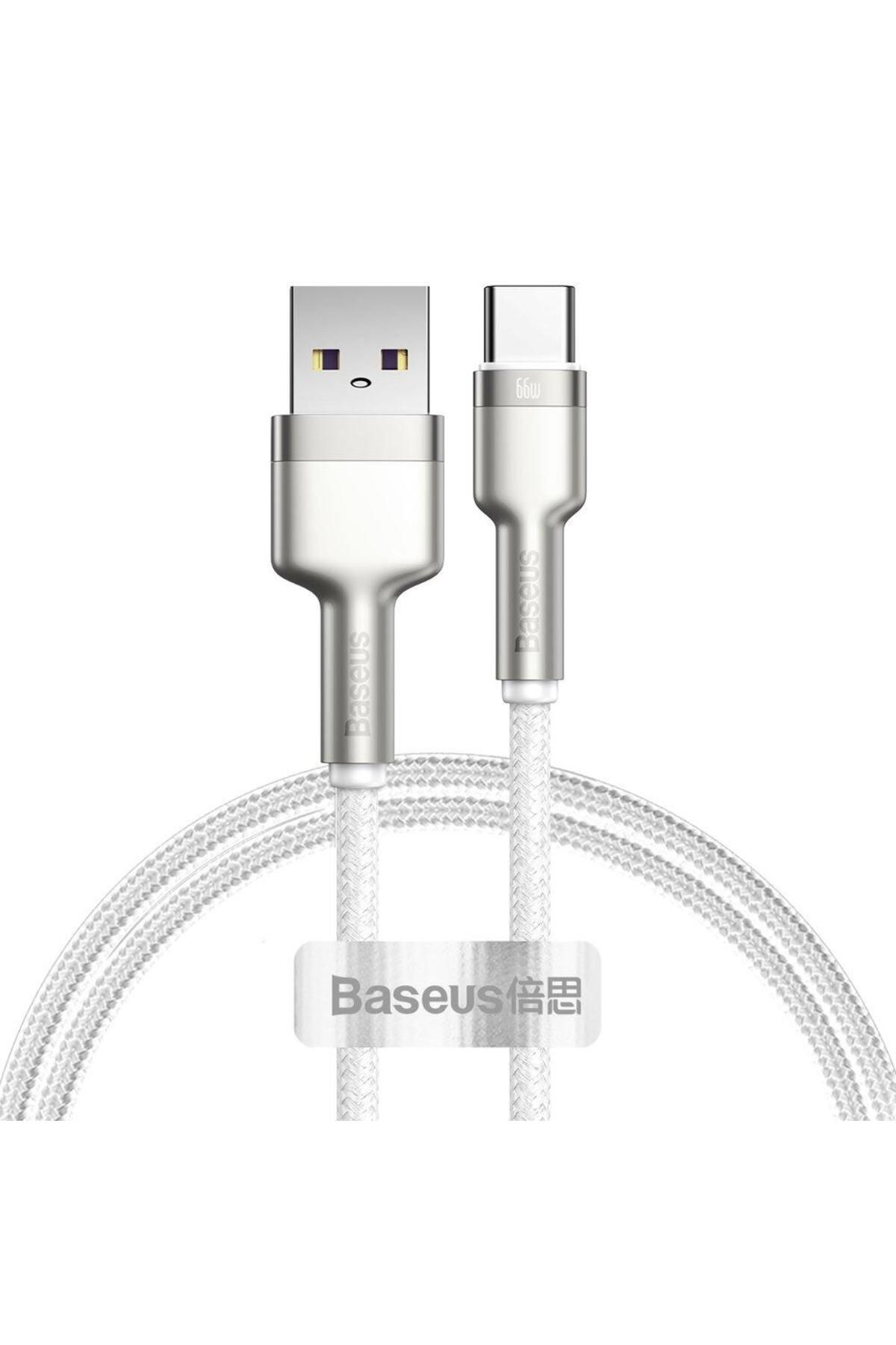 Baseus-USB/ USB - C data cable, Baseus, Cafule Series, 66W, White, 1m 1