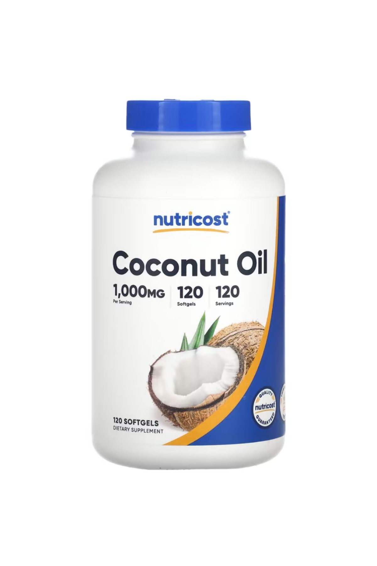 Nutricost , Coconut Oil, 1,000 mg , 120 Softgels
