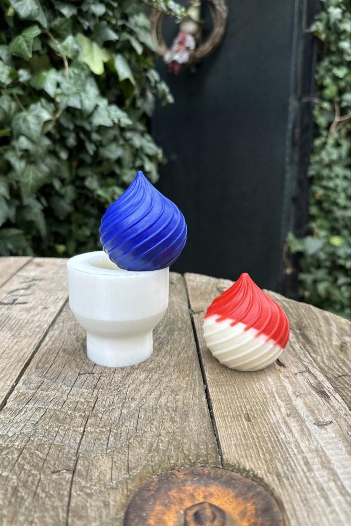 DEKORANLA Beyaz Rus Masalı Mum Kalıbı Silikon, 1 adet, el yapımı, şık ve kaliteli tasarım