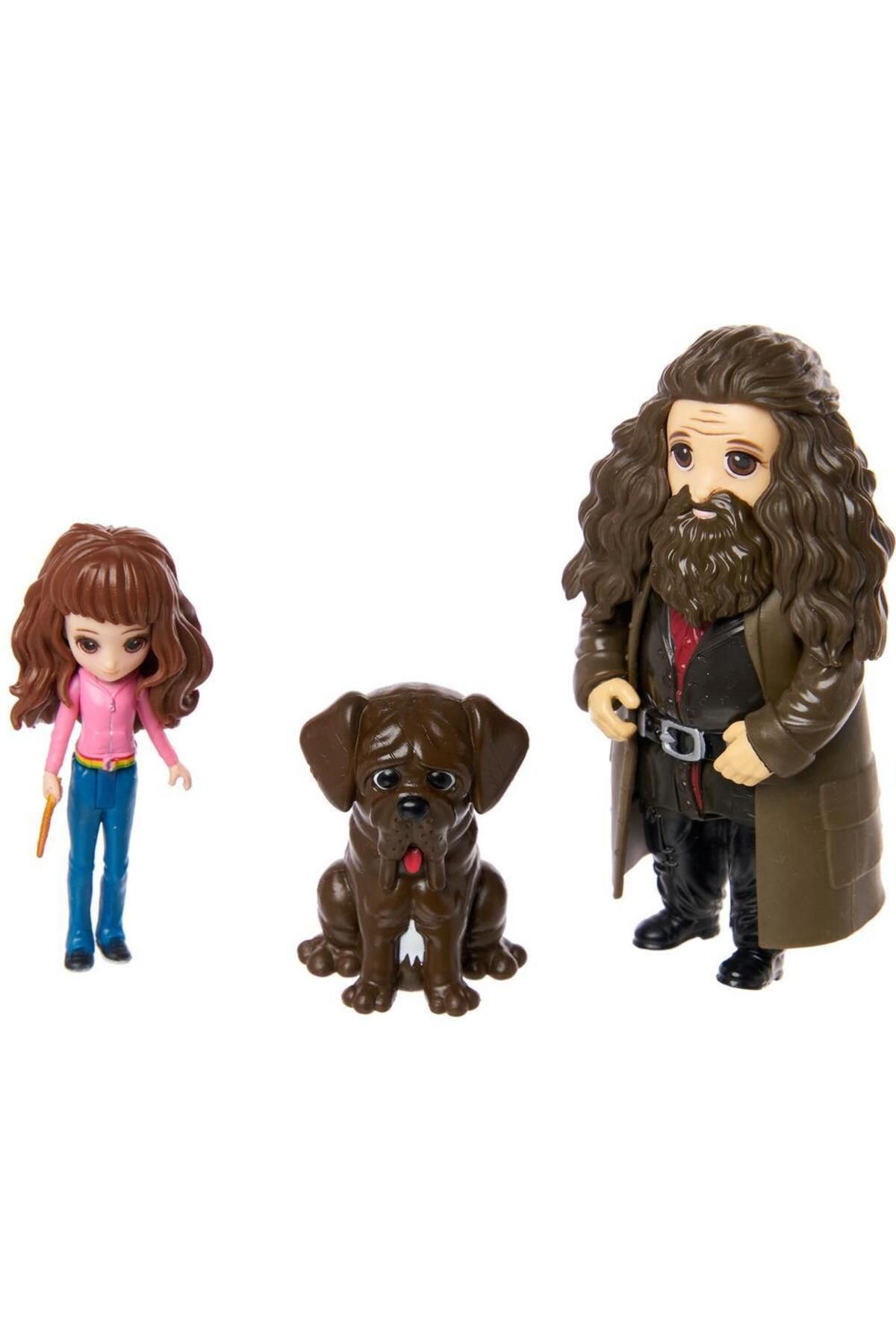 Harry Potter-Set of 3 Harry Potter Wizarding World figurines Hermione, Hagrid, Fang 2