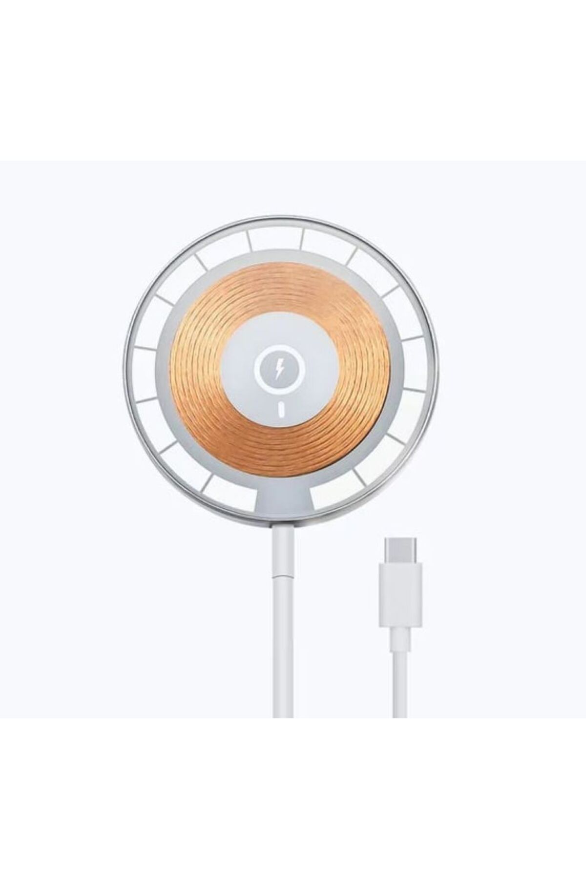 Remiuse FORCE MV13 MAGSAFE 15W HIZLI WİRELESS TRANSPARAN ŞARJ KABLOSU