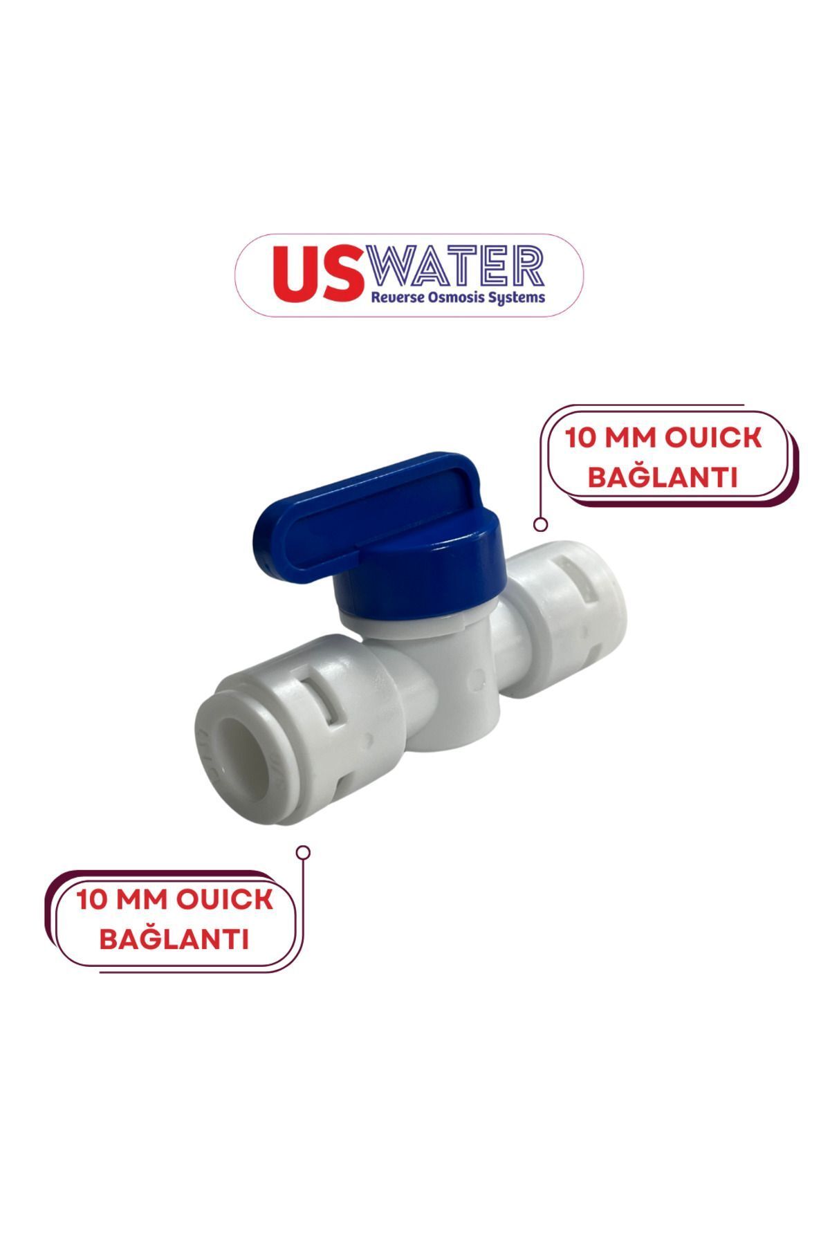Elioure CN 10 Mm Quick Bağlantılı Ara Vana Filtre Dirsek