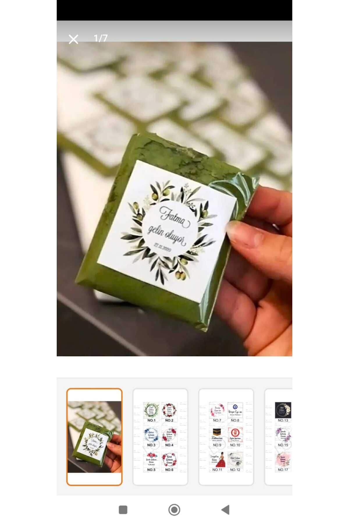 AYES özel kına 50 adet 300 tl