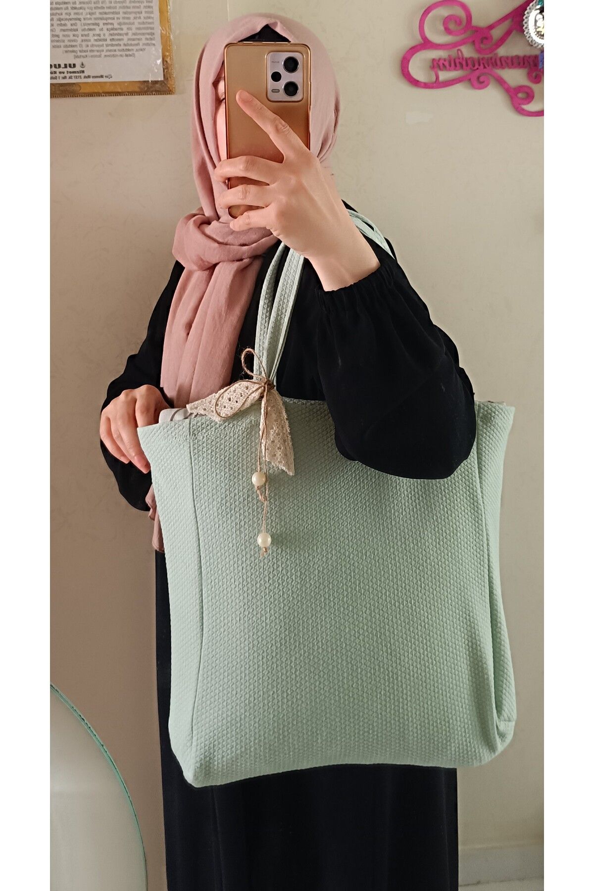 Sirace Giyim El yapımı kol çantası 🌷