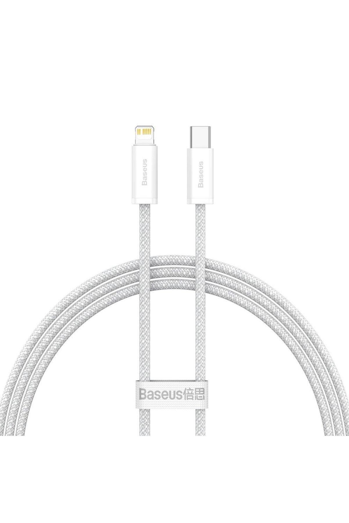 Baseus-Cablu de date Baseus CALD000002, Incarcare rapida, Lightning - USB-C, 20 W, 1m, Alb 2