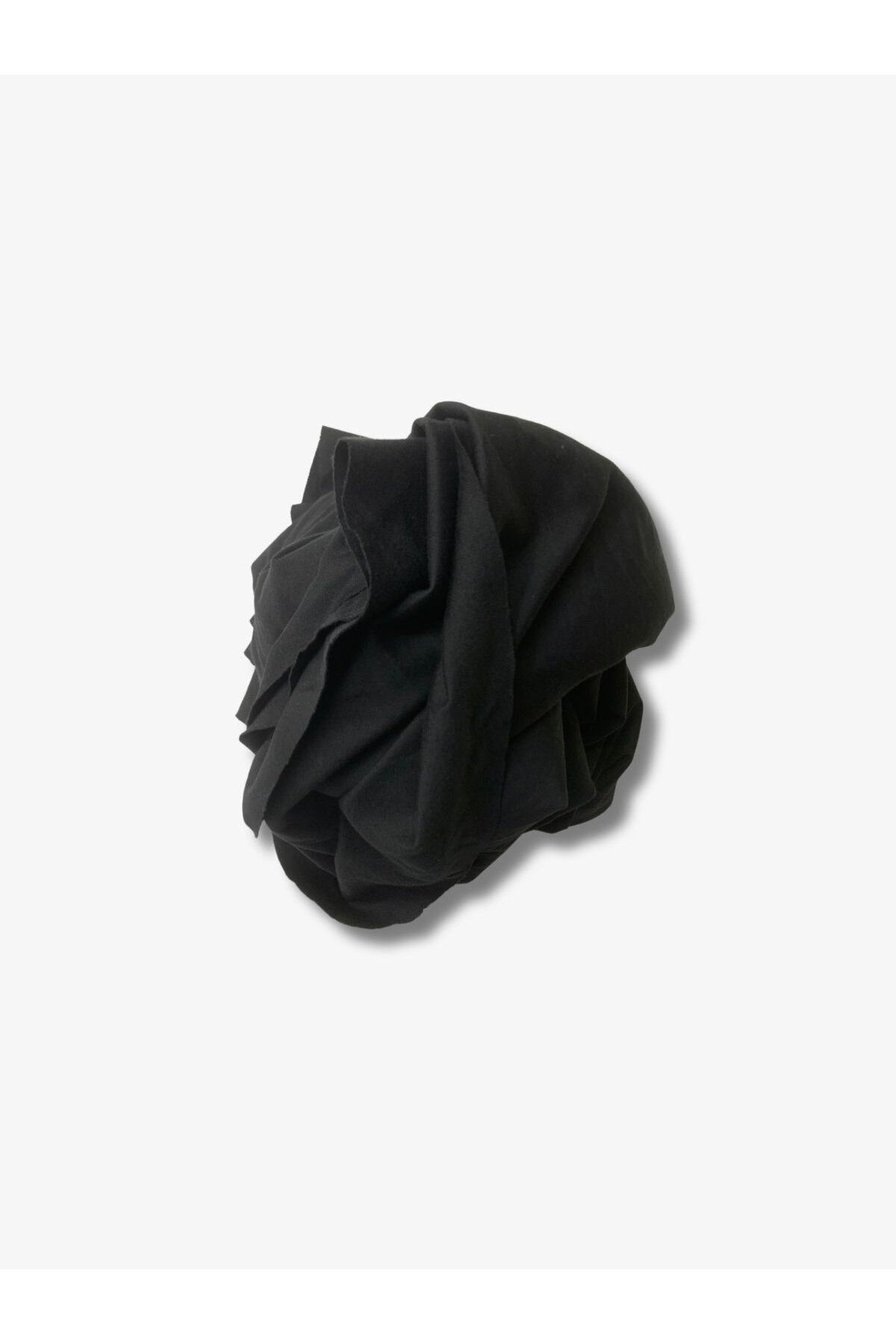 Yiğit Kumaş Dökümlü Esnek Takımlık Polyester Penye Kumaş, Parça 235x160 cm Siyah Renk