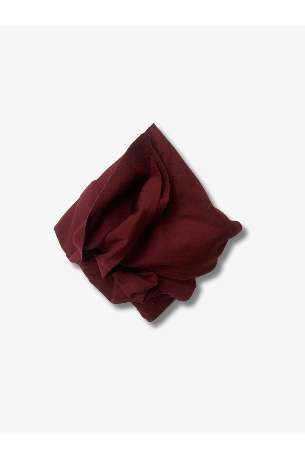 Yiğit Kumaş Dökümlü Esnek Takımlık Polyester Penye Kumaş, Parça 120x160 cm Bordo Renk