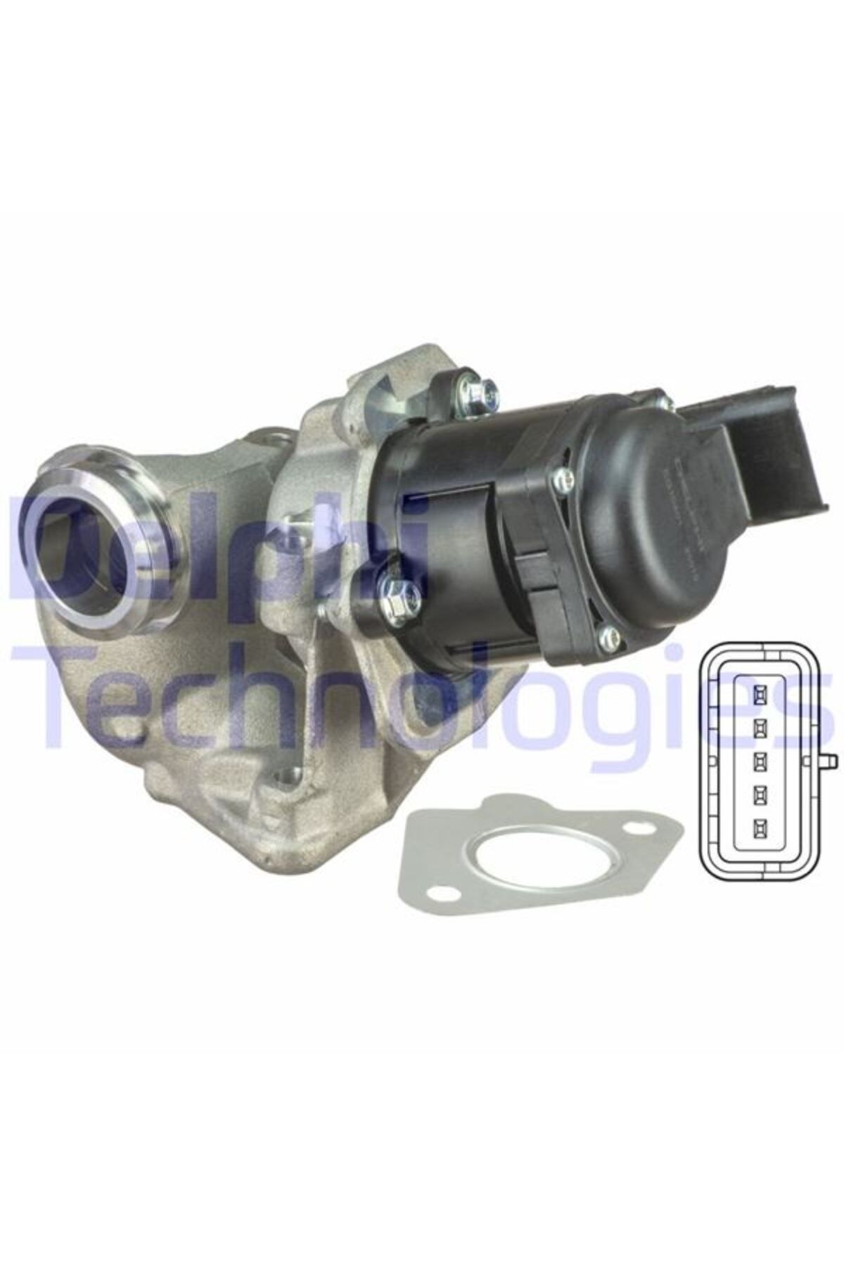 DELPHİ EGR VALFİ BERLINGO-C3-C4-C5-JUMPY-XSARA-P1007-P206-P207-P307-EXPERT-PARTNER 1.6 HDI FIESTA VI 03 11