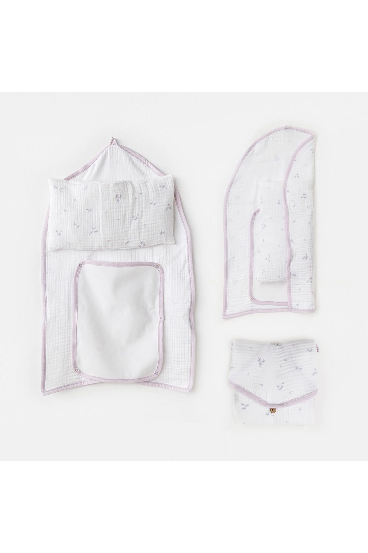 andywawa AC25583 Magical Butterfly Müslin Alt Açma White