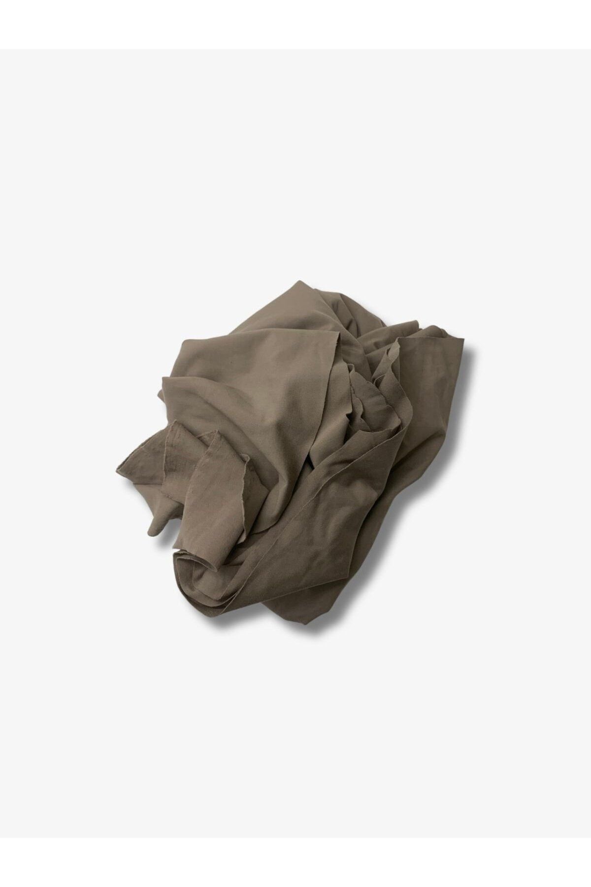 Yiğit Kumaş Dökümlü Esnek Takımlık Polyester Penye Kumaş, Parça 135x160 cm Vizon Renk