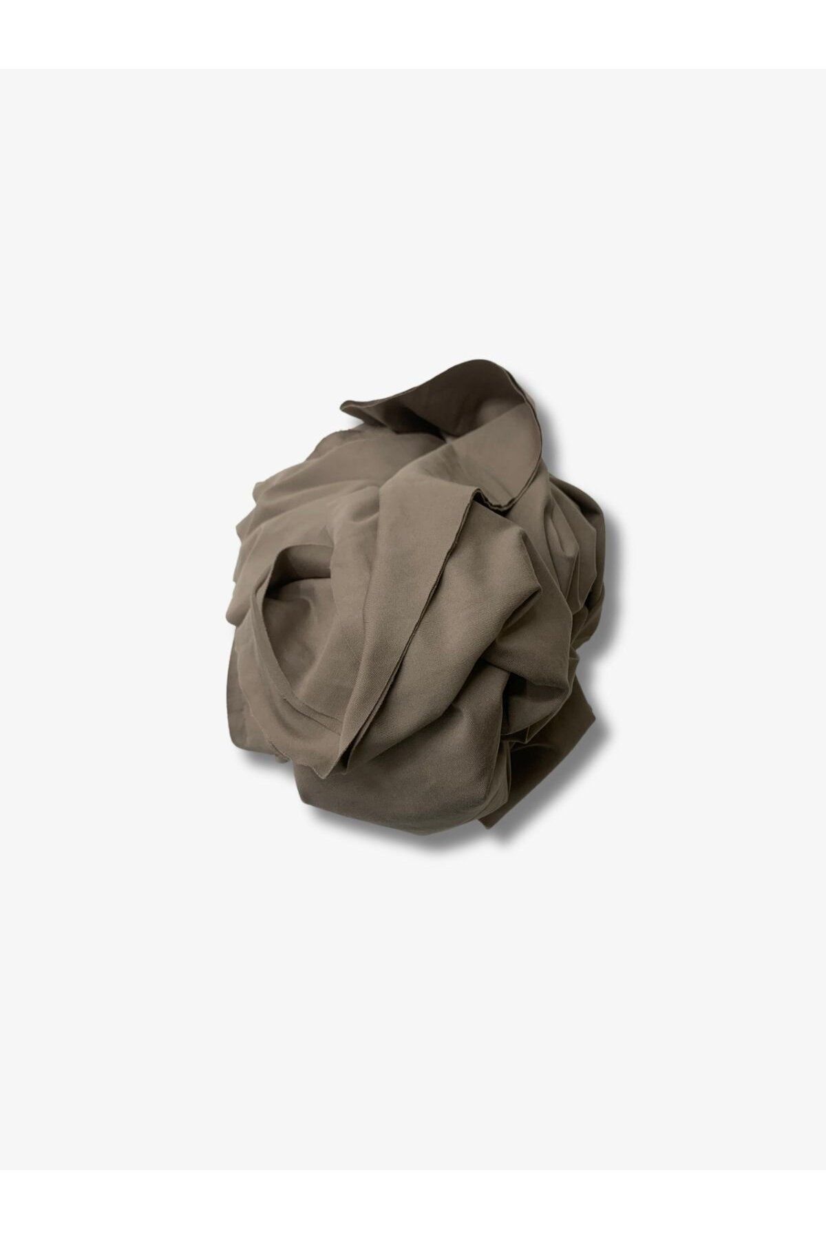 Yiğit Kumaş Dökümlü Esnek Takımlık Polyester Penye Kumaş, Parça 150x160 cm Vizon Renk