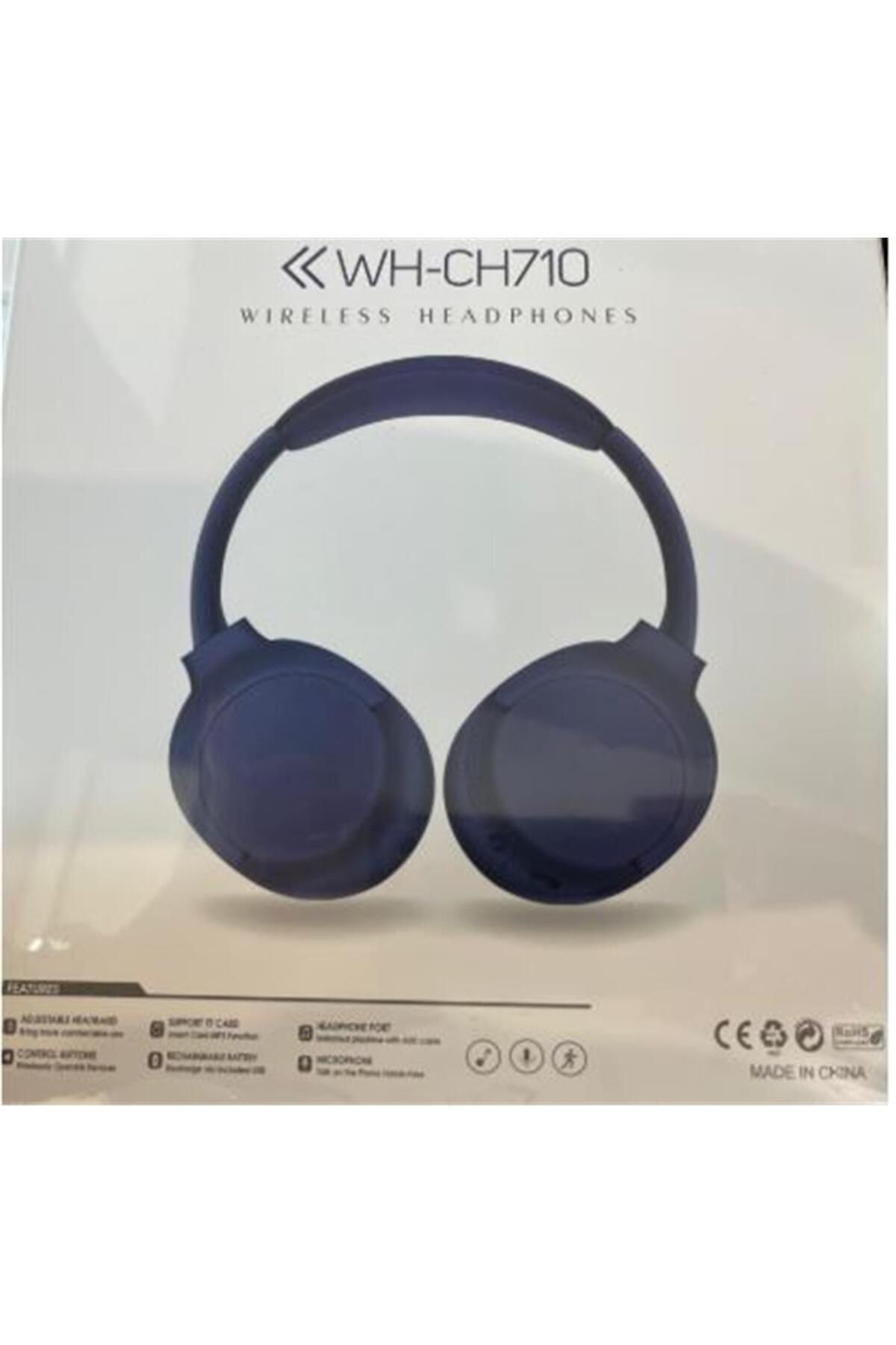 NODAR Hadron WH-CH710 Mavi Bluetooth Kulaklık 76-53-43MM