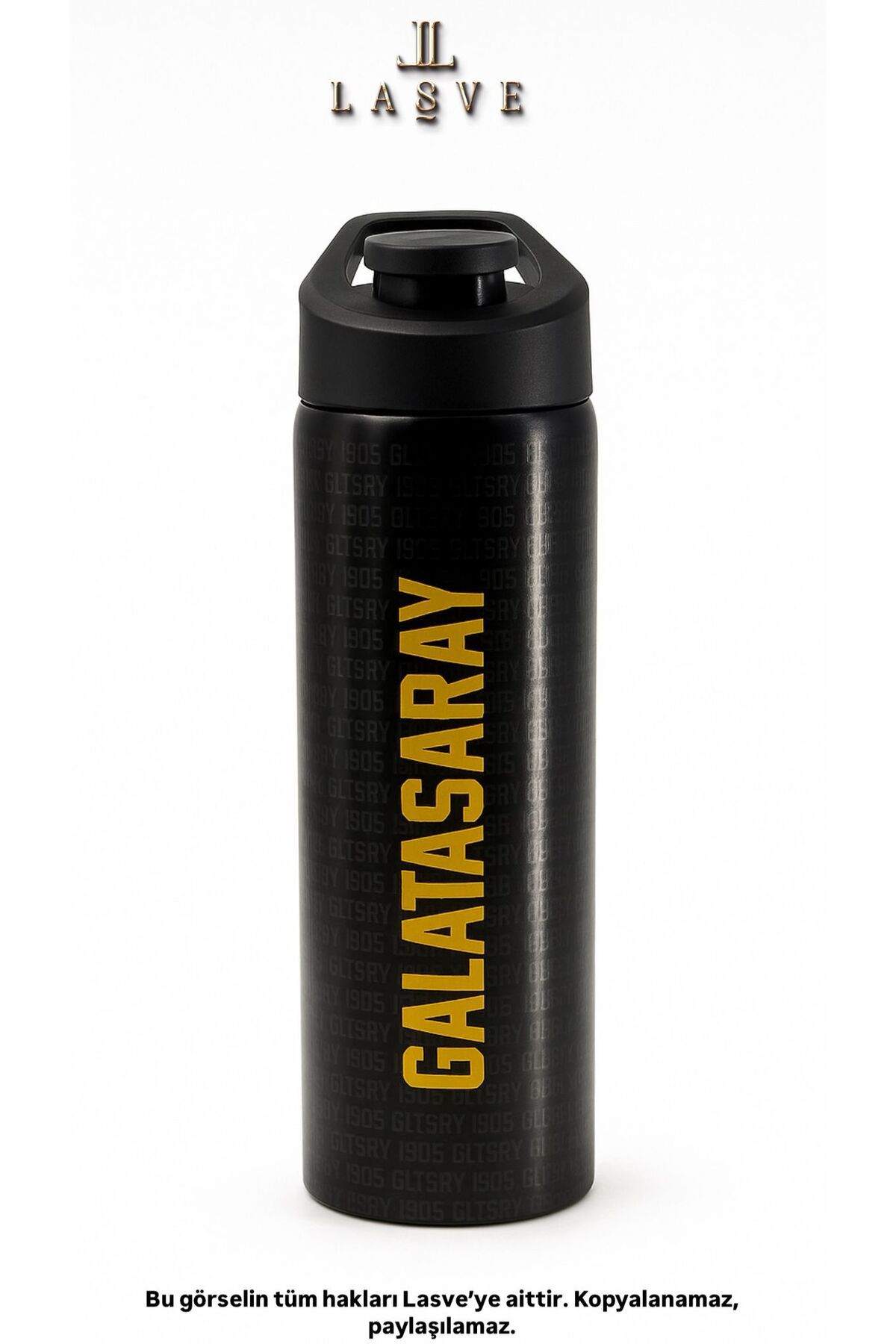 Galatasaray 2025 YENİ SEZON ÖZEL SERİ LİSANSLI GALATASARAY DESENLİ ÇELİK MATARA 750ML
