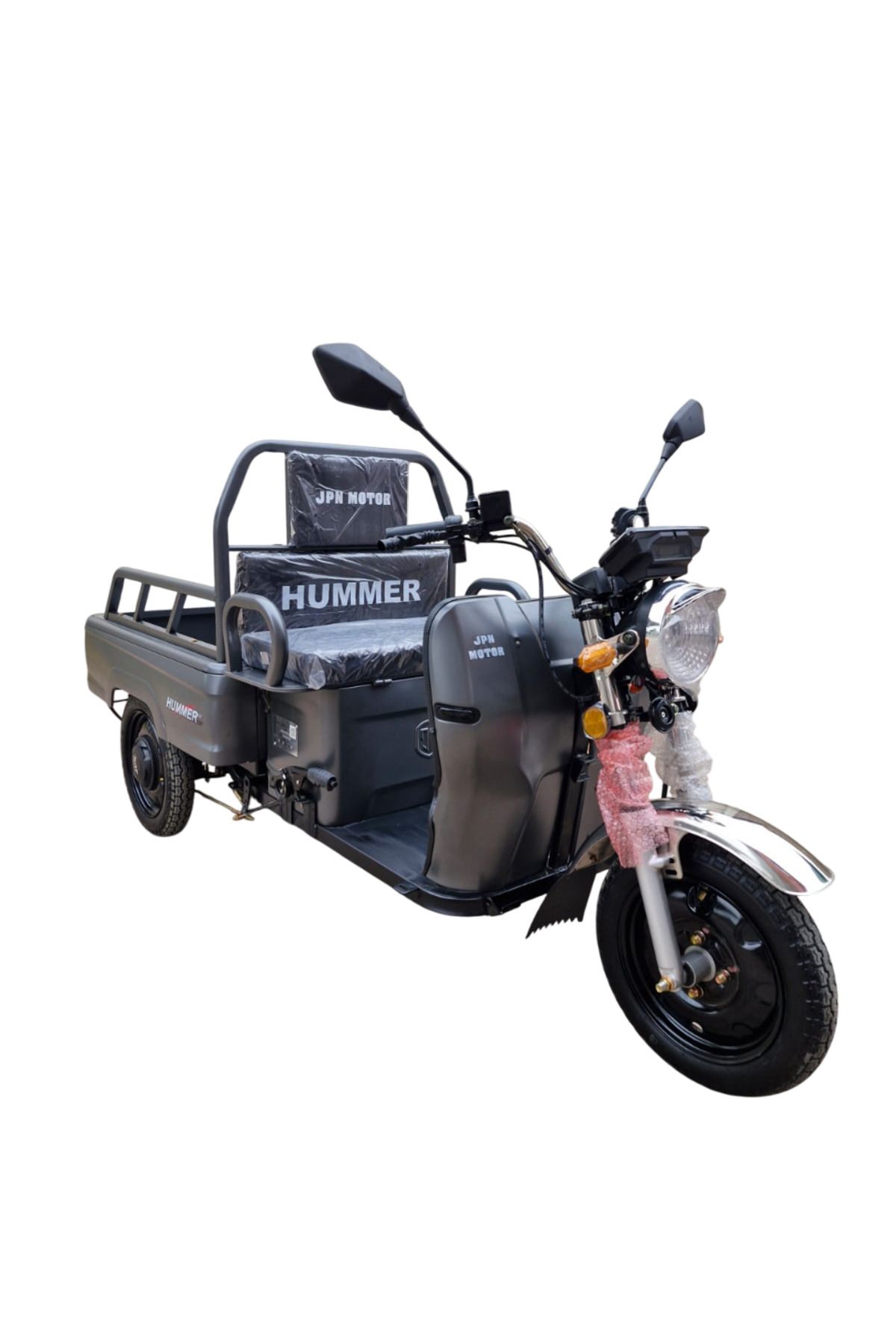 jpn Hummer 6 Akülü 3 Tekerli Kasalı Elektrikli Motosiklet - Taşınabilir Akü