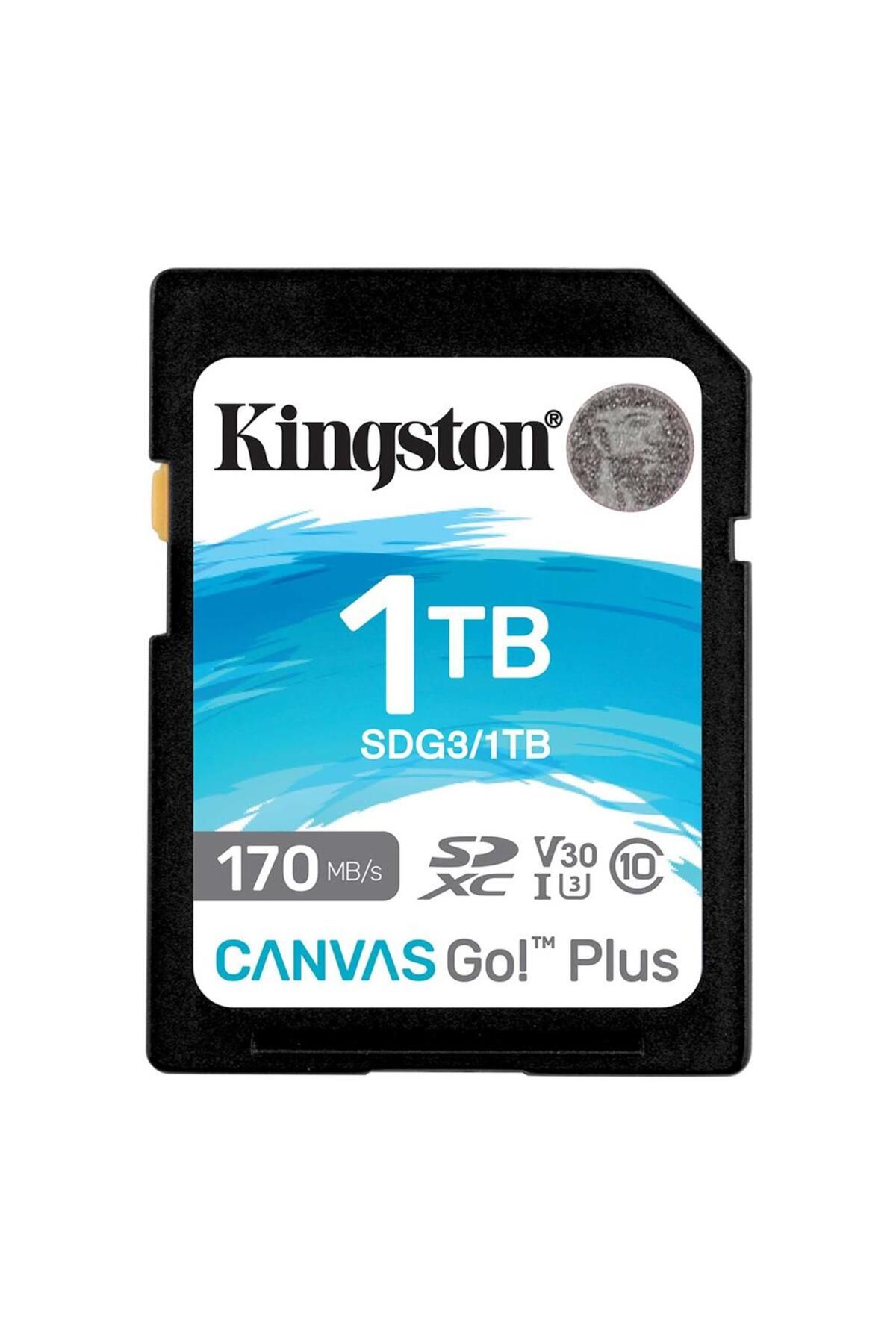 Kingston Sdg3-1tb 1tb Sdxc Canvas Go Plus 170r C10 Uhs-ı U3 V30 Hafıza Kartı