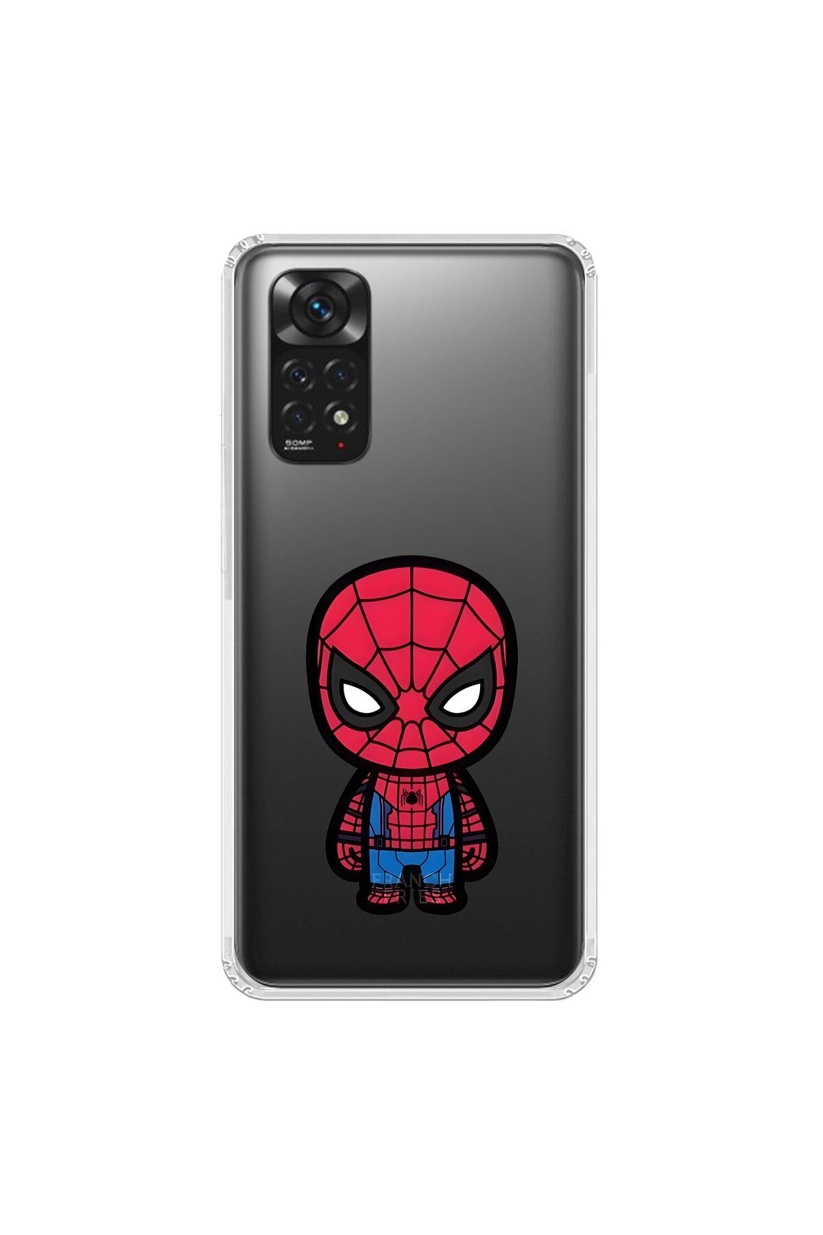 Dali Design Xiaomi Redmi Note 11 Uyumlu Şeffaf Kılıf Chibi 7 Tasarımlı
