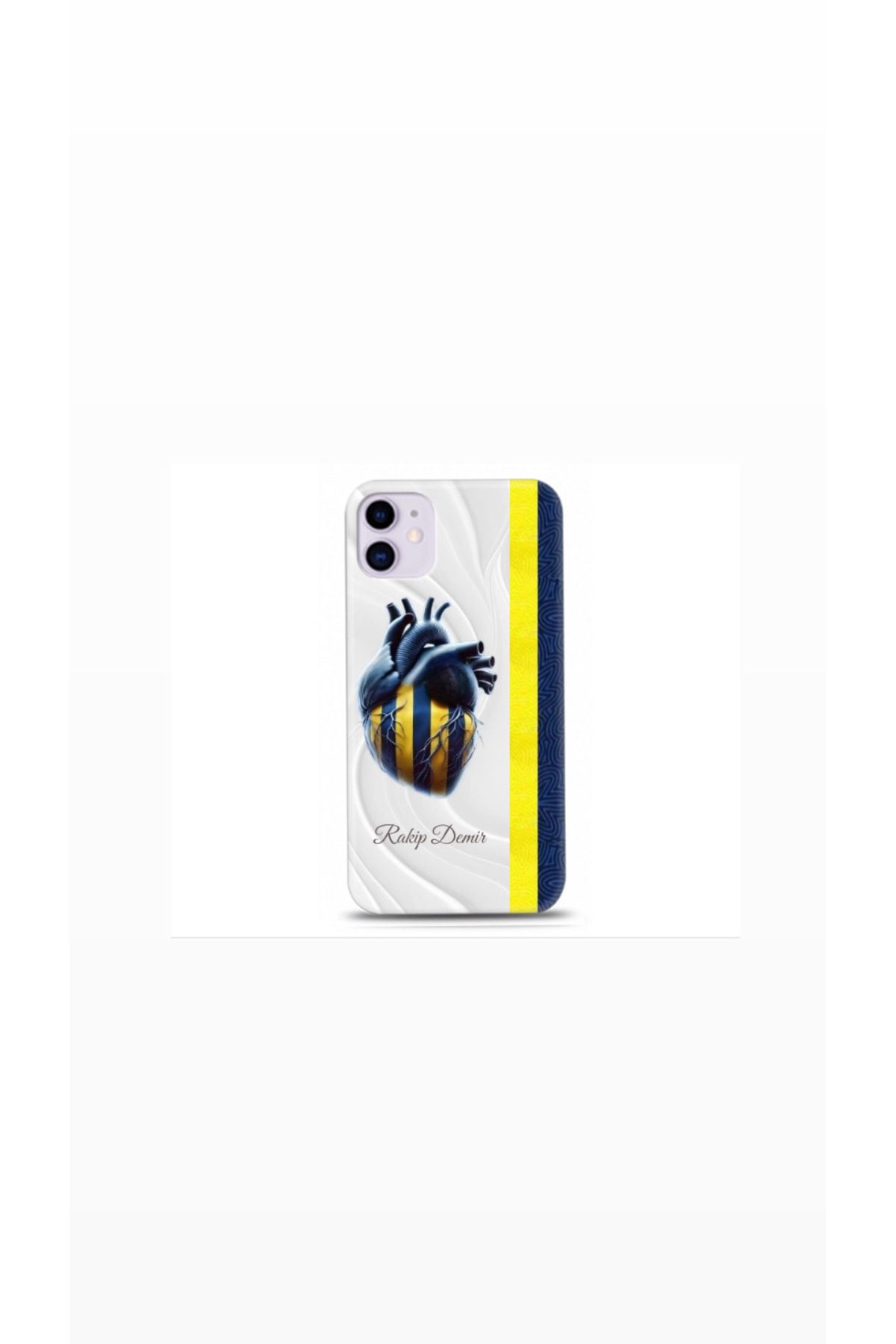 cover shopp Kişiye Özel Sarı-Lavivert ve Özel İsmli Tasarımlı Kılıf