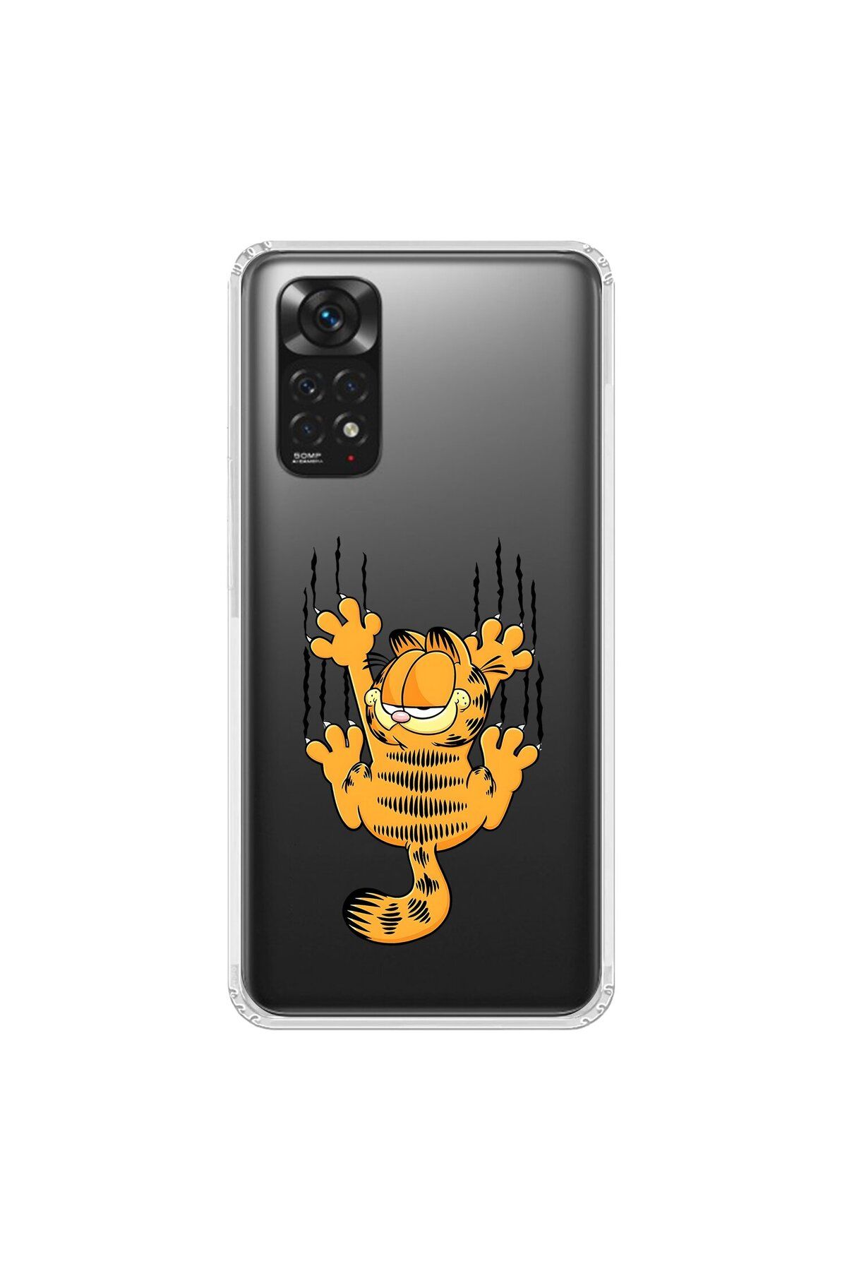 Dali Design Xiaomi Redmi Note 11 Uyumlu Şeffaf Kılıf Cartoon 4 Tasarımlı