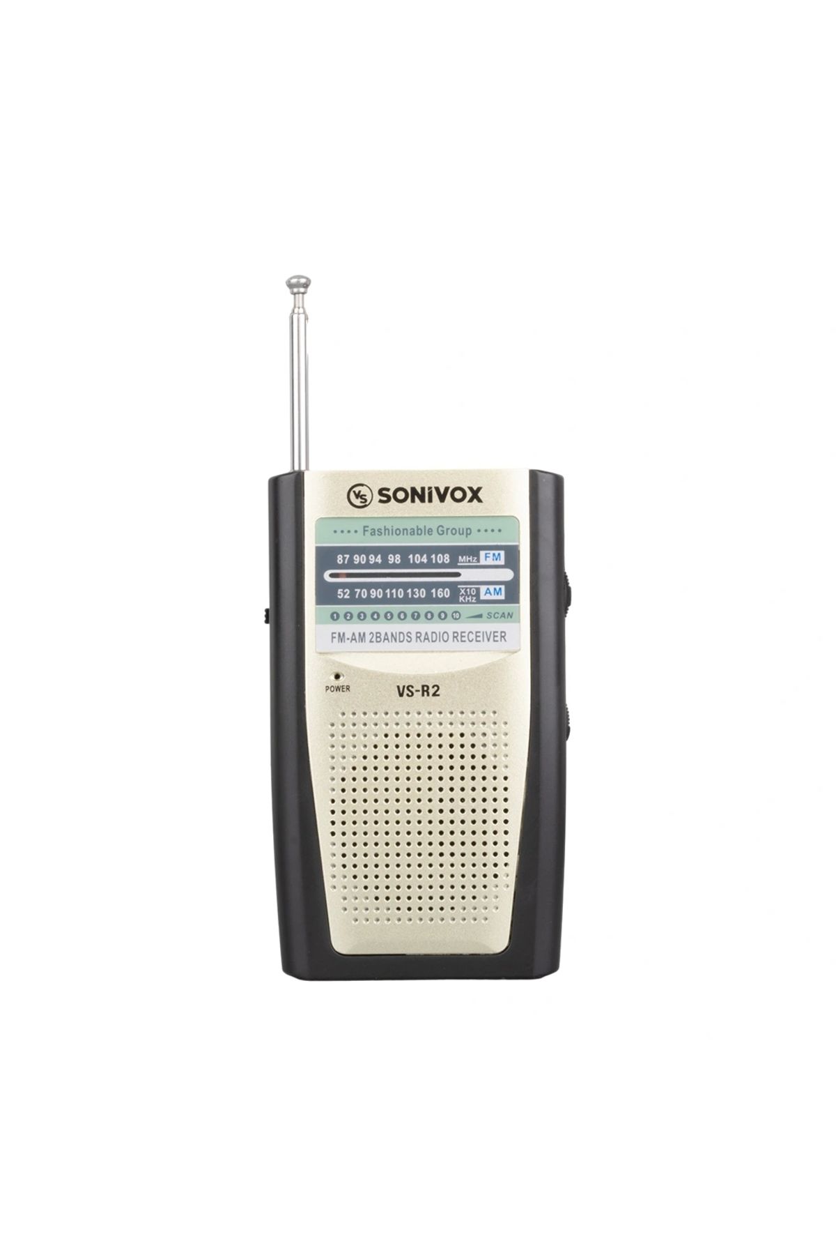 HAZEGO Krem Renk Analog Radyo Vs-r2