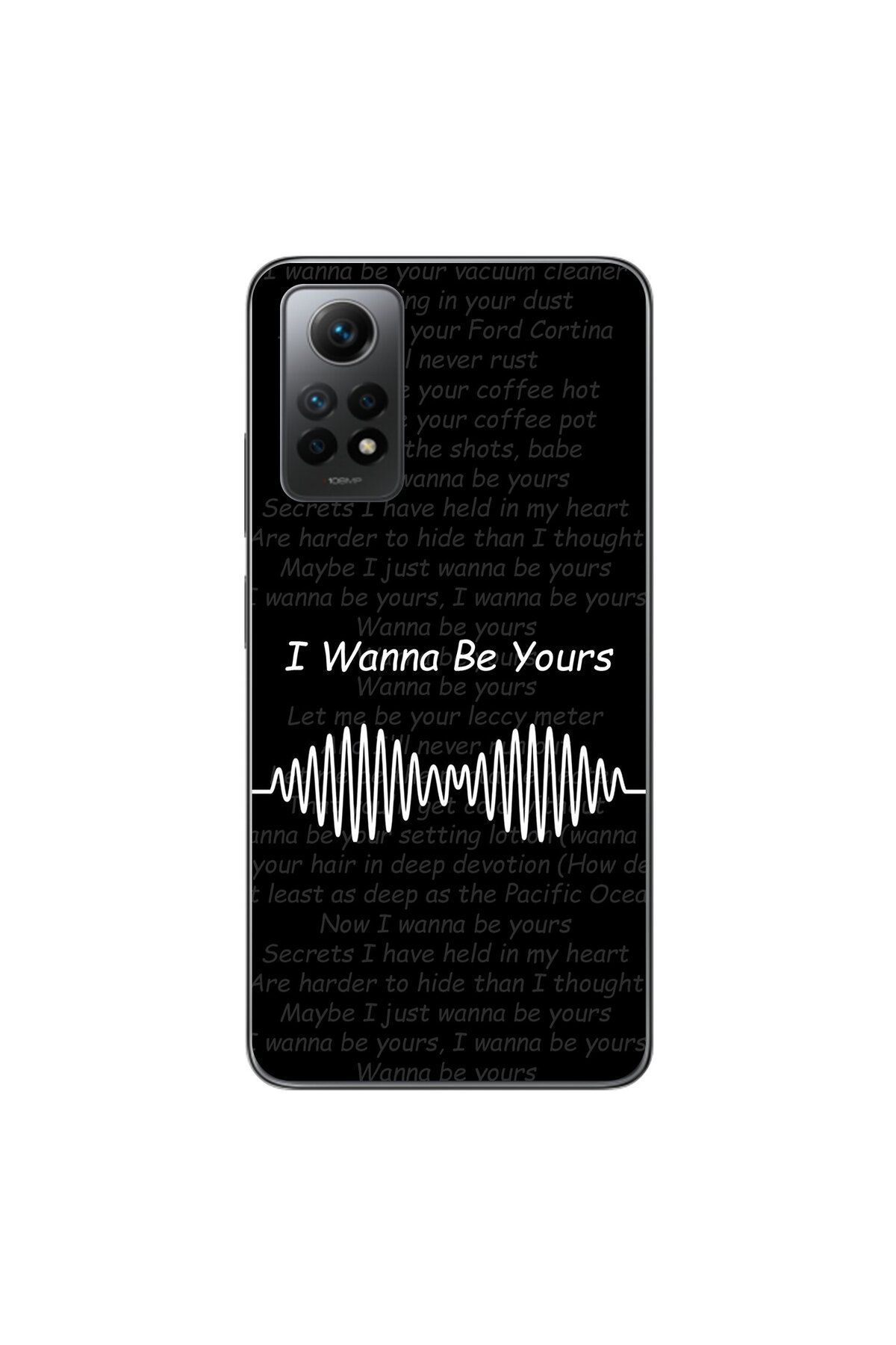 Dali Design Xiaomi Redmi Note 12 Pro Uyumlu Şeffaf Kılıf I Wanna Be Yours Tasarımlı