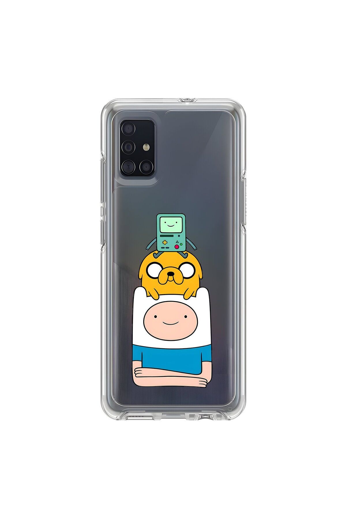 Dali Design Samsung Galaxy A51 Uyumlu Şeffaf Kılıf Cartoon 1 Tasarımlı