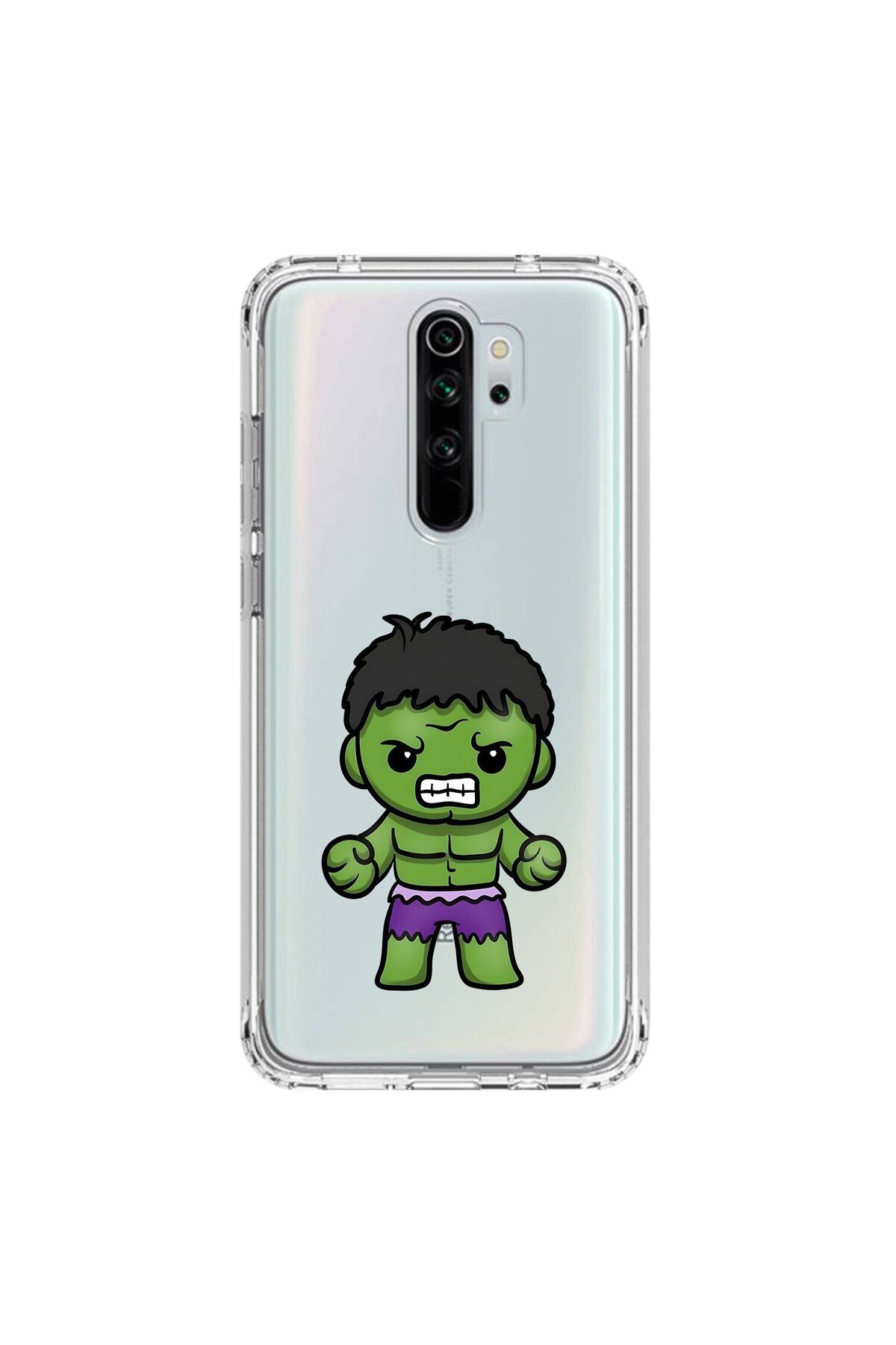 Dali Design Xiaomi Redmi Note 8 Pro Uyumlu Şeffaf Kılıf Chibi 3 Tasarımlı