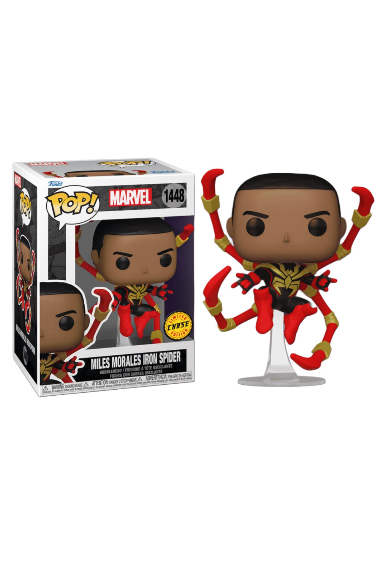 Funko Marvel Miles Morales Iron Spider Chase Limited Pop! #1448