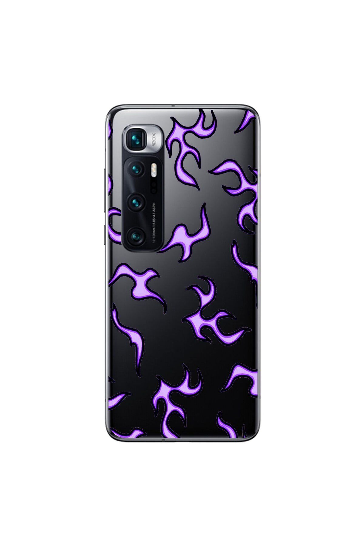 Dali Design Xiaomi Mi 10 Pro Uyumlu Şeffaf Kılıf Wallpaper 3 Tasarımlı