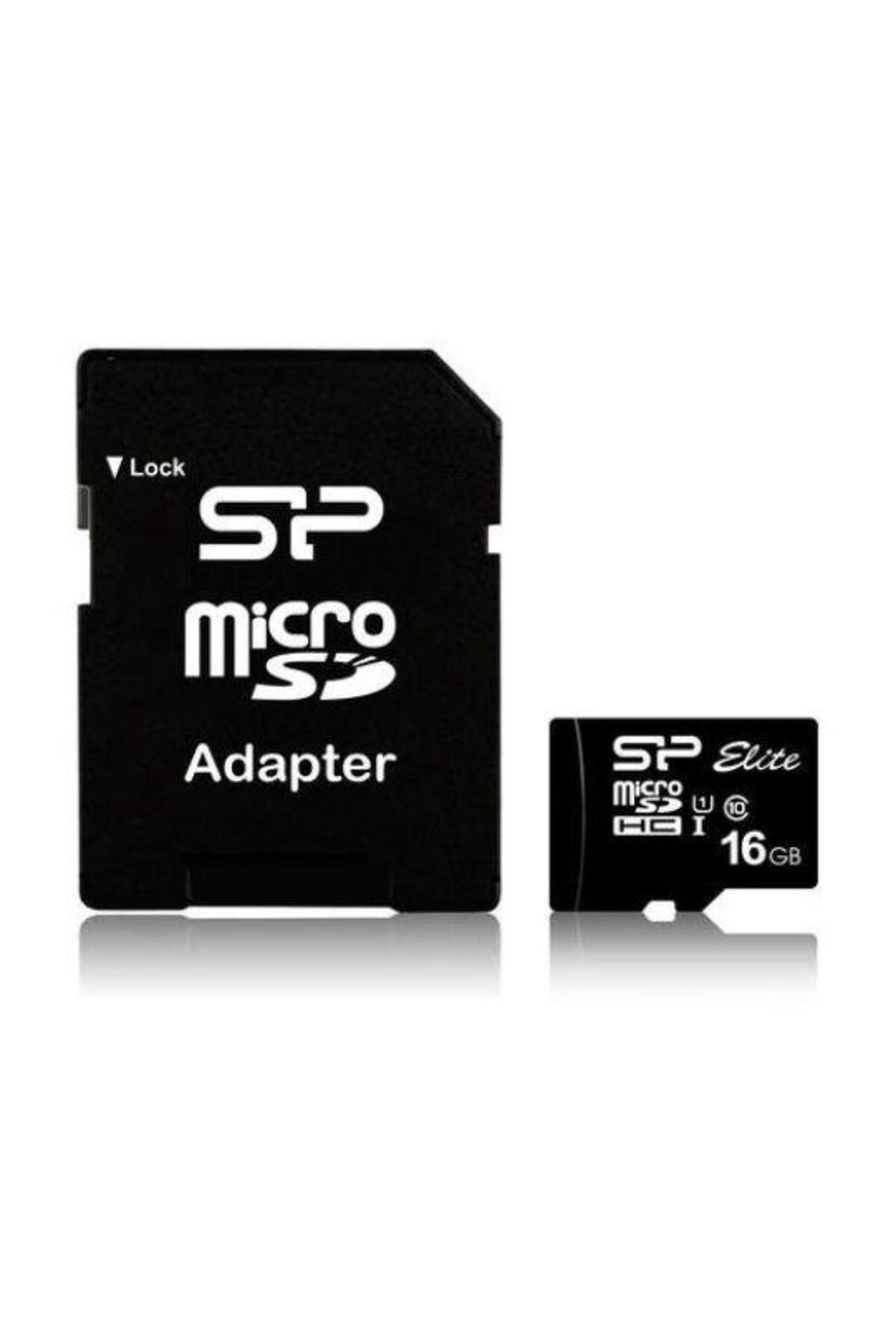 Silicon Power-Silicon Power Elite MicroSDHC memory card, 16 GB, UHS-I U1, Class 10 + SD adapter 3