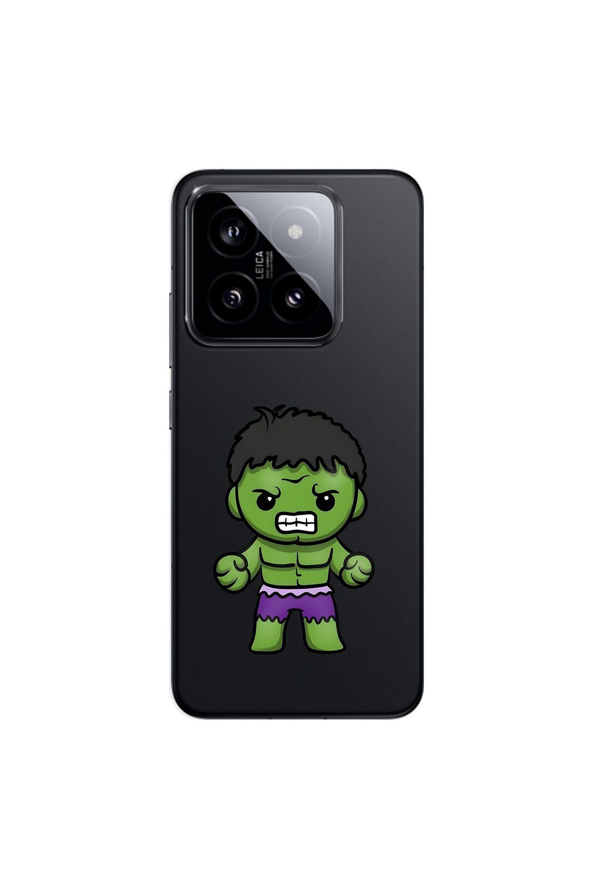 Dali Design Xiaomi Mi 14 Pro Uyumlu Şeffaf Kılıf Chibi 3 Tasarımlı