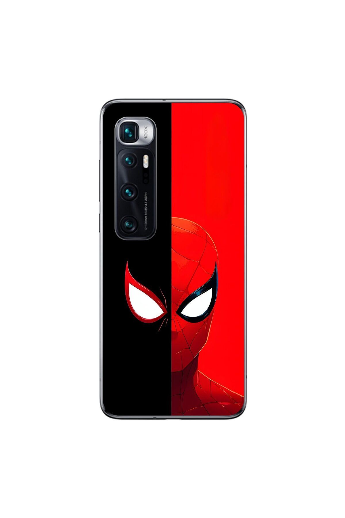 Dali Design Xiaomi Mi 10 Pro Uyumlu Şeffaf Kılıf Spider-Man 2 Tasarımlı