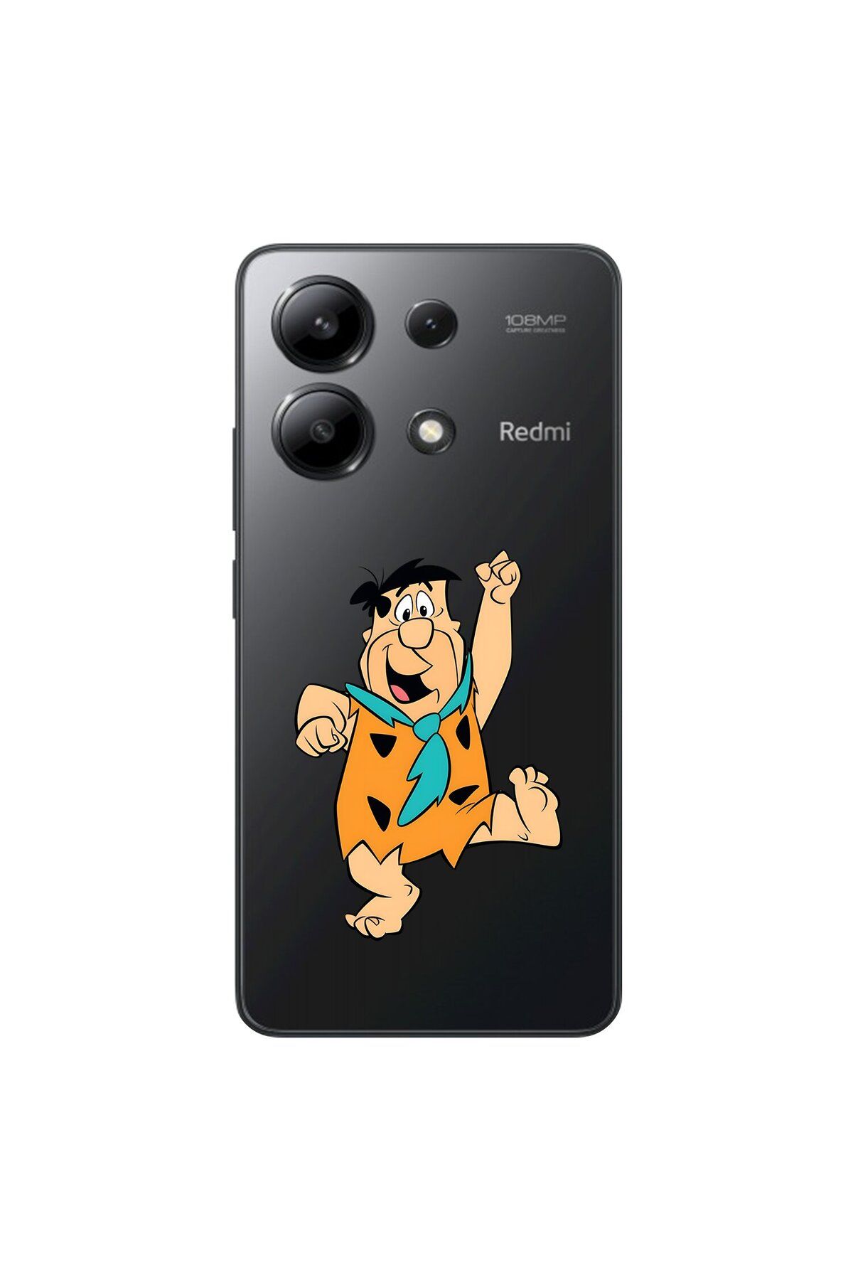 Dali Design Xiaomi Redmi Note 13 Uyumlu Şeffaf Kılıf Cartoon 3 Tasarımlı