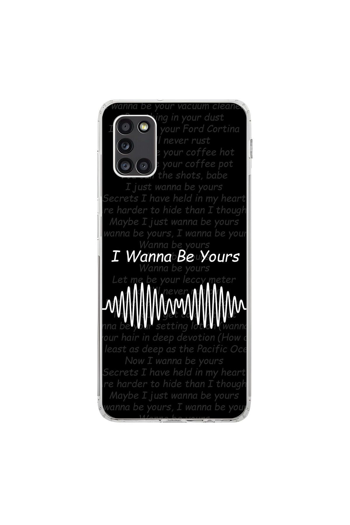 Dali Design Samsung Galaxy A31 Uyumlu Şeffaf Kılıf I Wanna Be Yours Tasarımlı