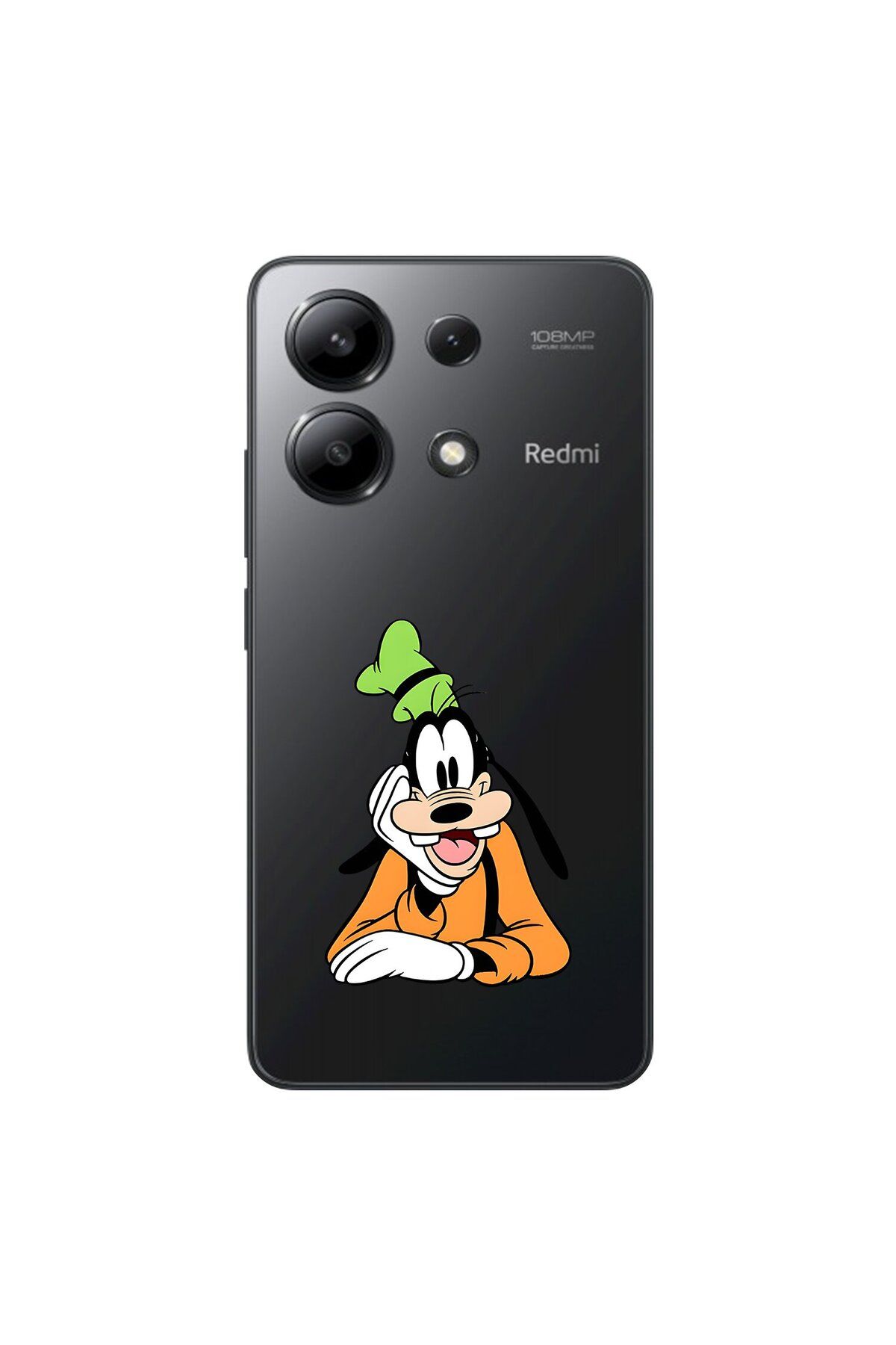 Dali Design Xiaomi Redmi Note 13 Uyumlu Şeffaf Kılıf Cartoon 5 Tasarımlı