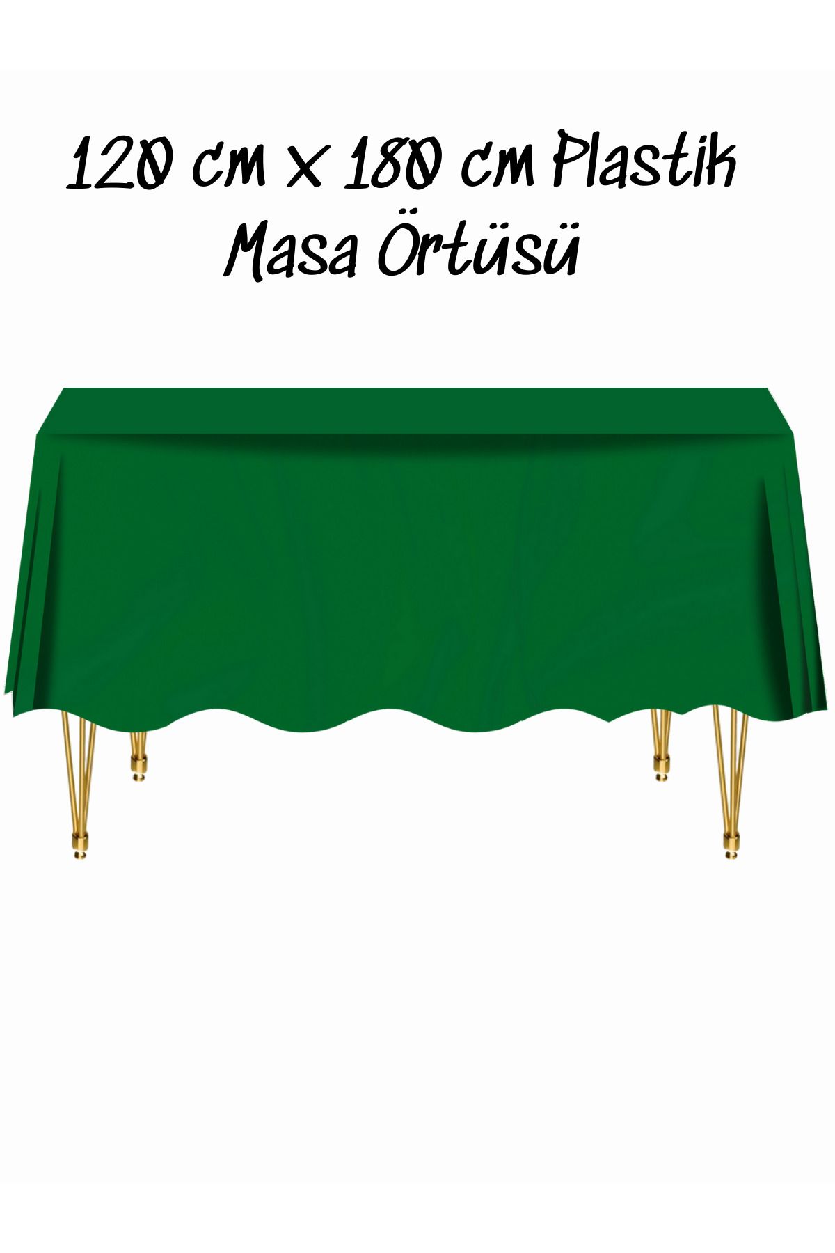 snowparty Masa Örtüsü Plastik Tek Kullanımlık Masa Örtüsü Renkli 120x180 Cm