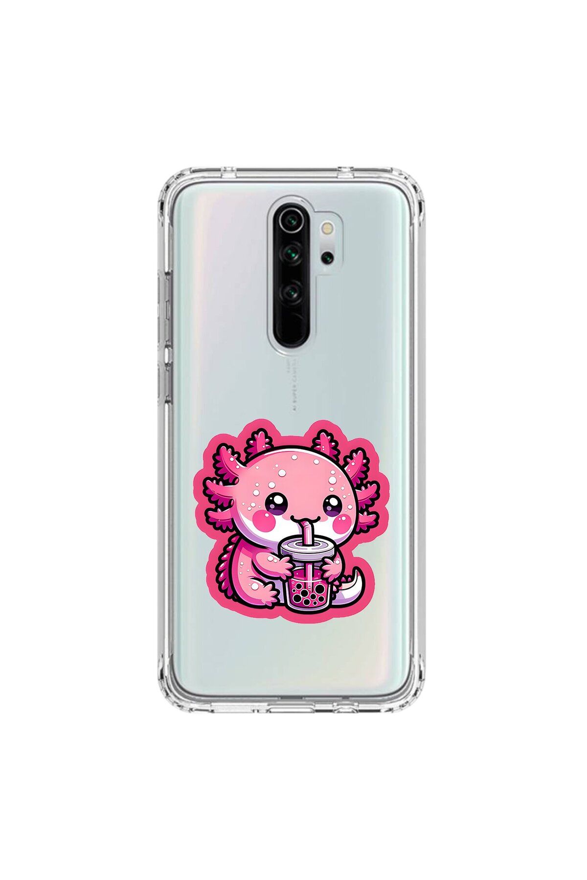 Dali Design Xiaomi Redmi Note 8 Pro Uyumlu Şeffaf Kılıf New Minies 4 Tasarımlı