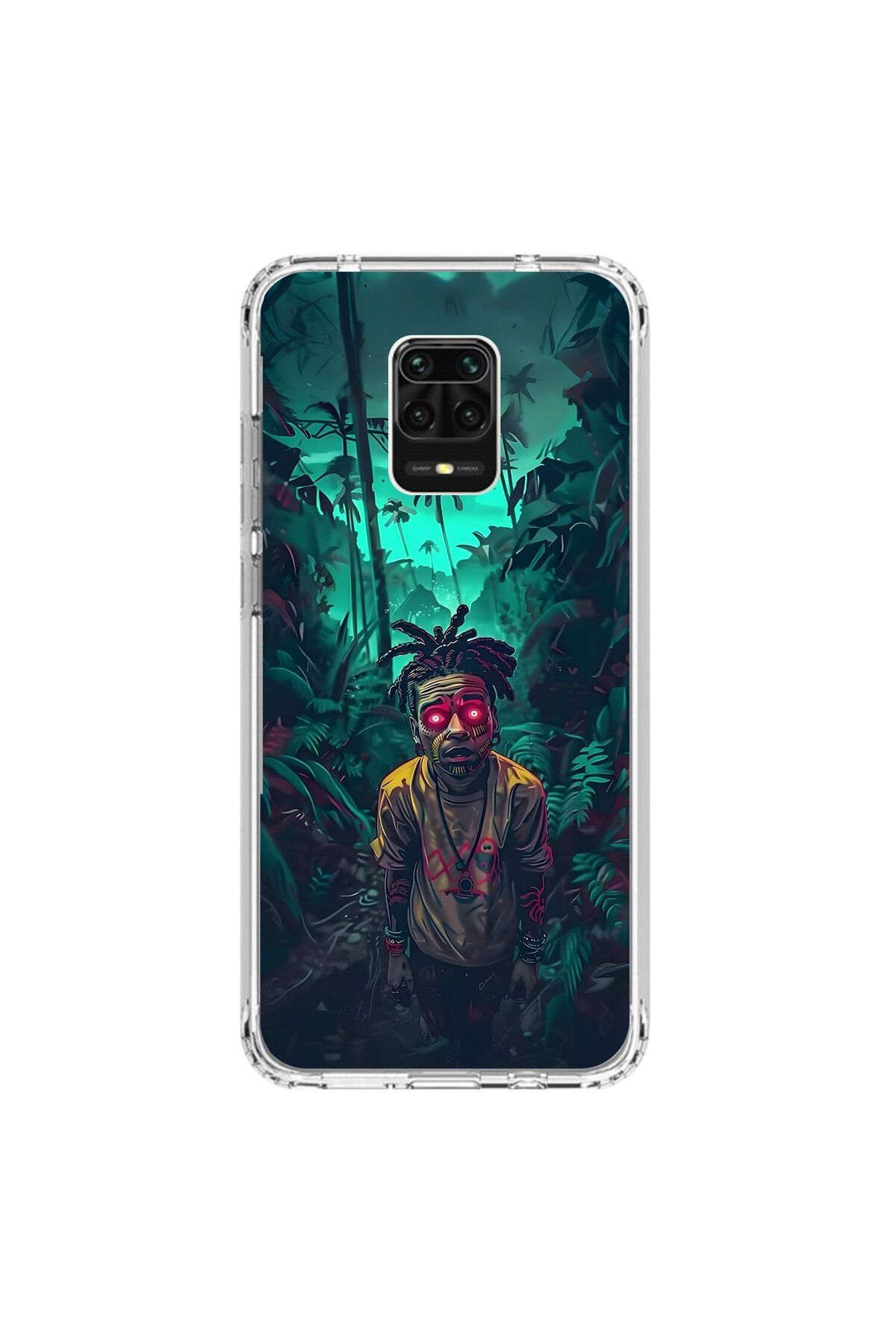 Dali Design Xiaomi Redmi Note 9 Pro Uyumlu Şeffaf Kılıf Aesthetic 7 Tasarımlı