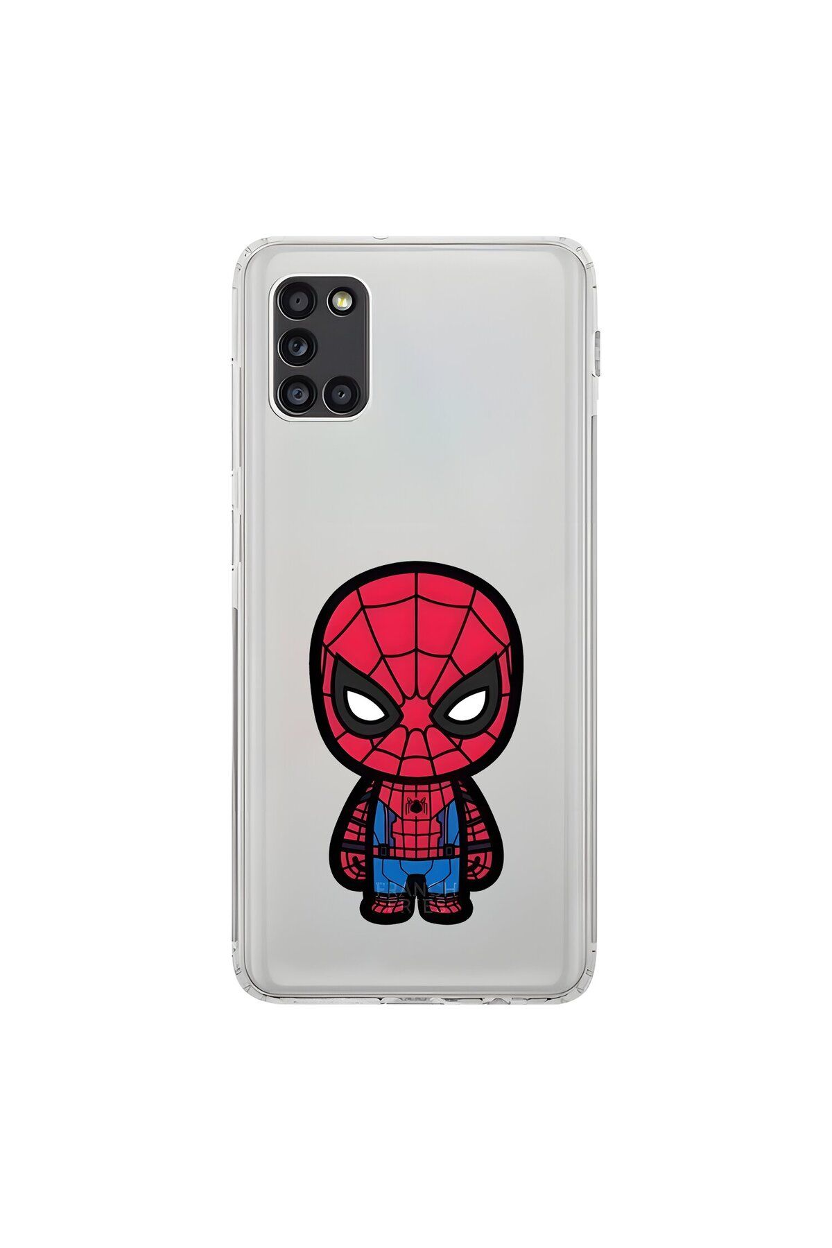 Dali Design Samsung Galaxy A31 Uyumlu Şeffaf Kılıf Chibi 7 Tasarımlı