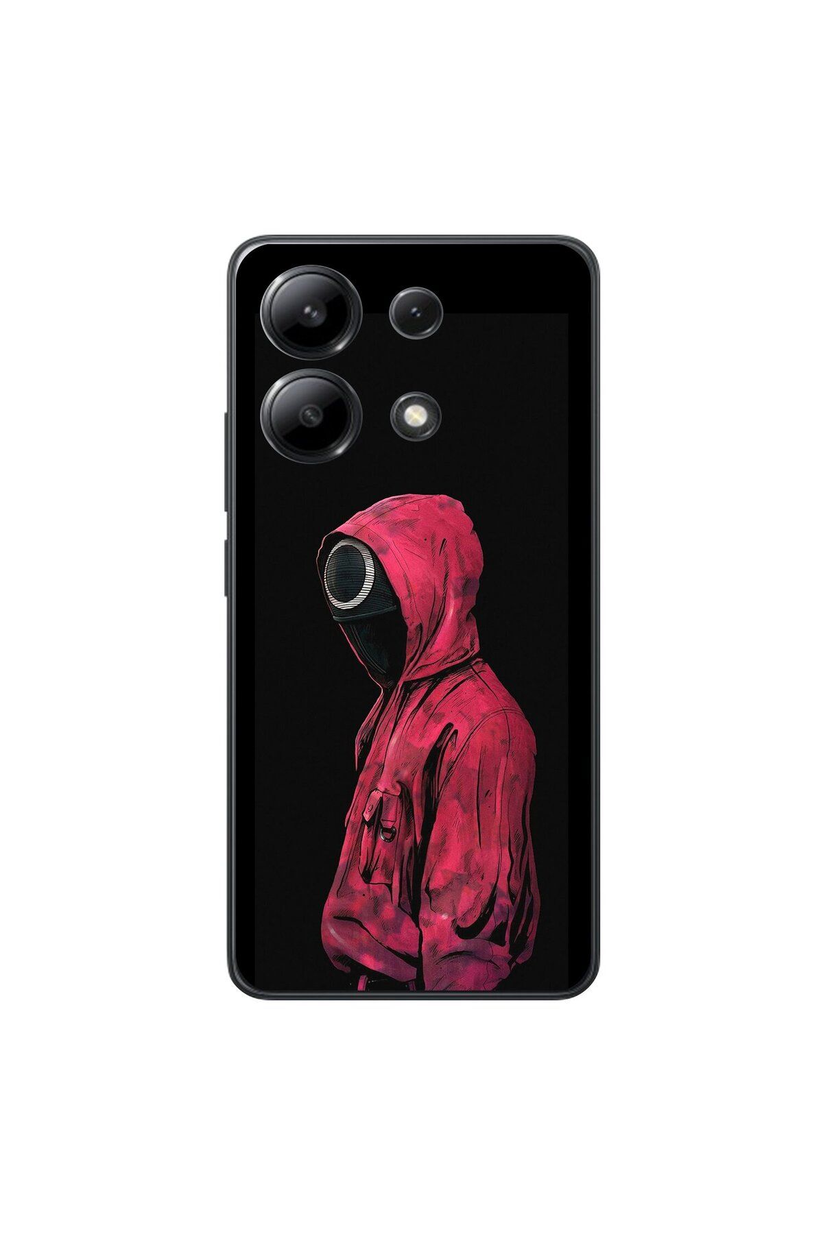 Dali Design Xiaomi Redmi Note 13 Uyumlu Şeffaf Kılıf Squid Game Tasarımlı