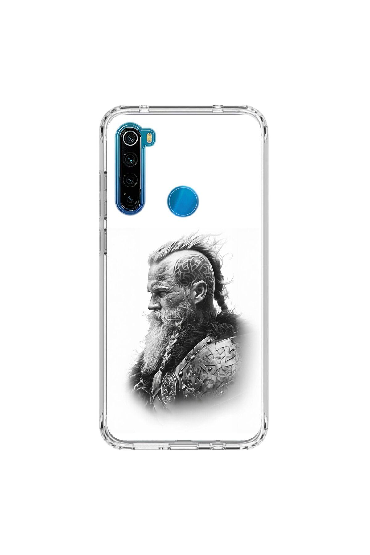 Dali Design Xiaomi Redmi Note 8 Uyumlu Şeffaf Kılıf Nordic 3 Tasarımlı