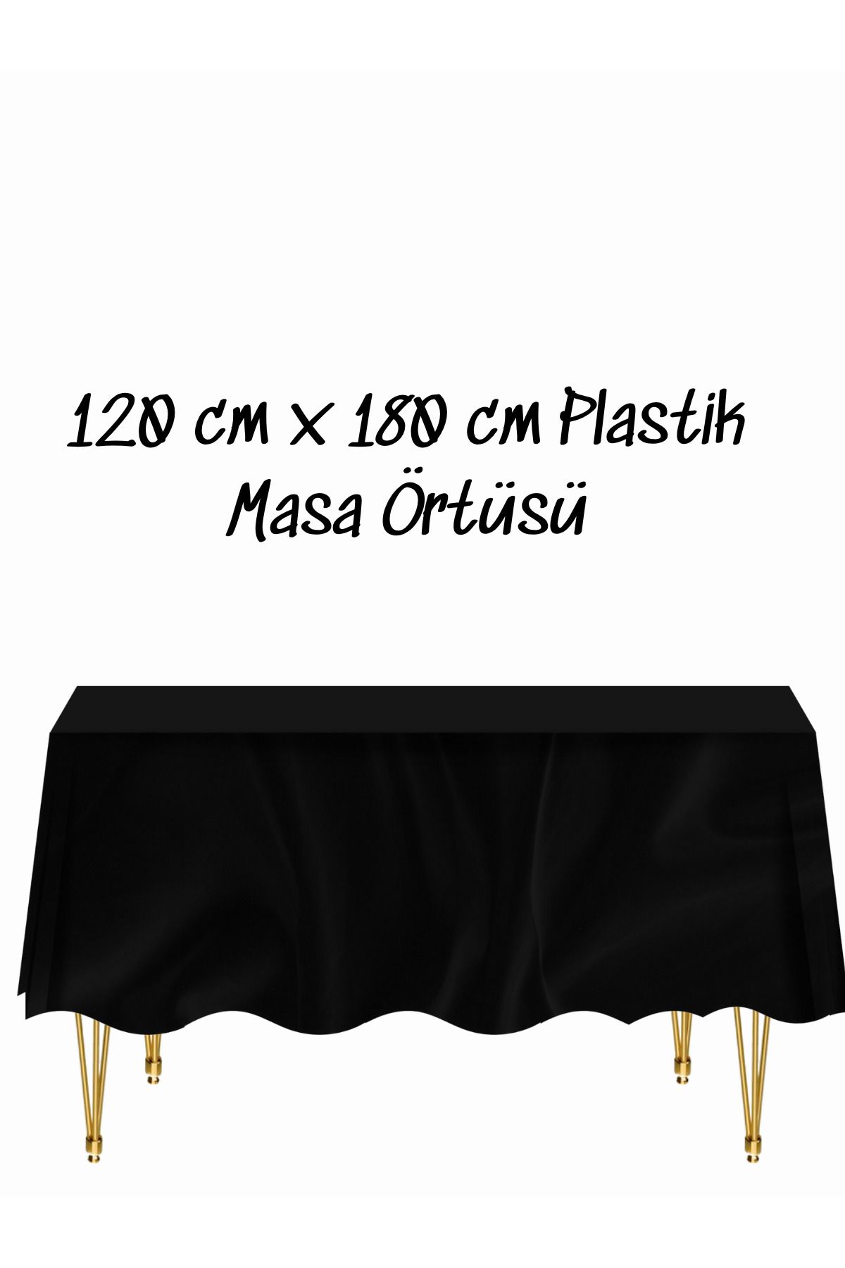 snowparty Masa Örtüsü Plastik Tek Kullanımlık Masa Örtüsü Renkli 120x180 Cm