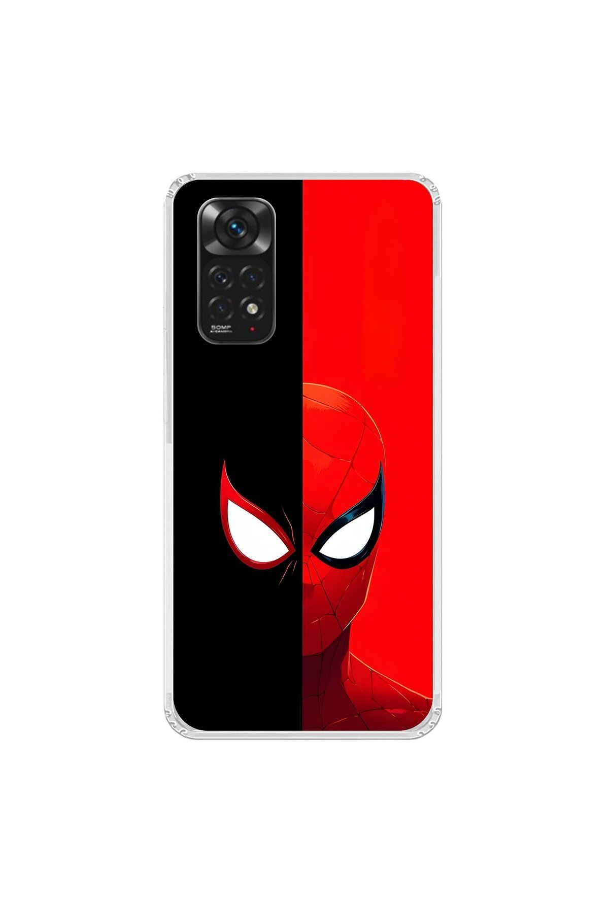 Dali Design Xiaomi Redmi Note 11 Uyumlu Şeffaf Kılıf Spider-Man 2 Tasarımlı
