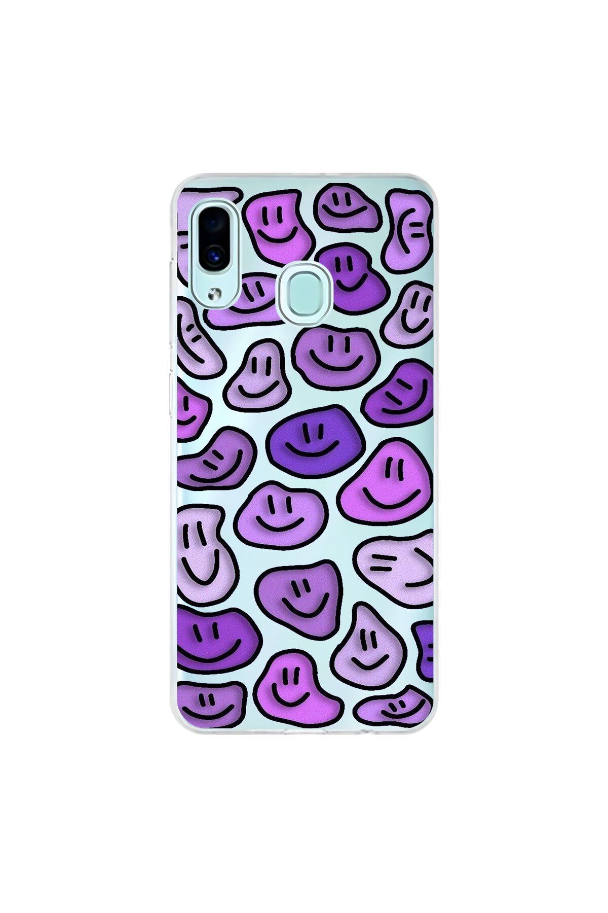 Dali Design Samsung Galaxy A30 Uyumlu Şeffaf Kılıf Wallpaper 6 Tasarımlı