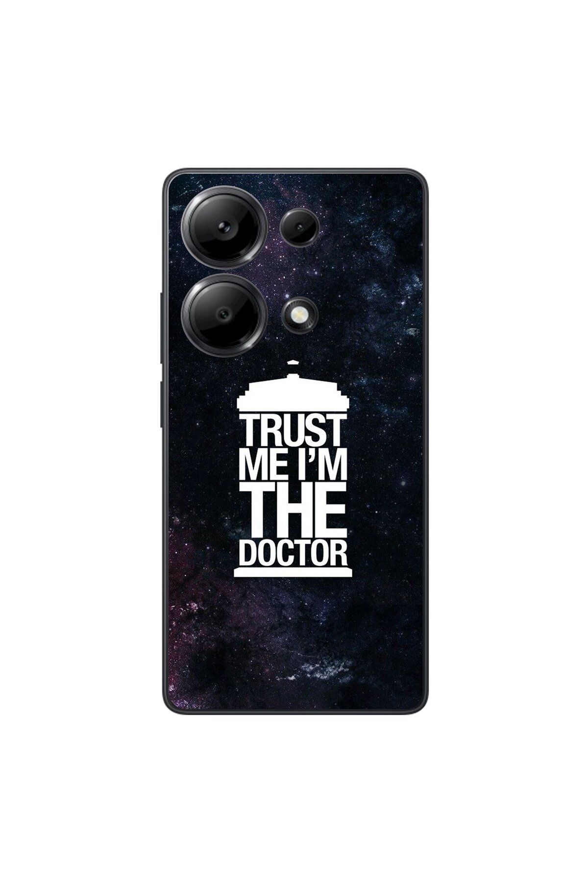 Dali Design Xiaomi Redmi Note 13 Pro Uyumlu Şeffaf Kılıf Doctor Who Tasarımlı