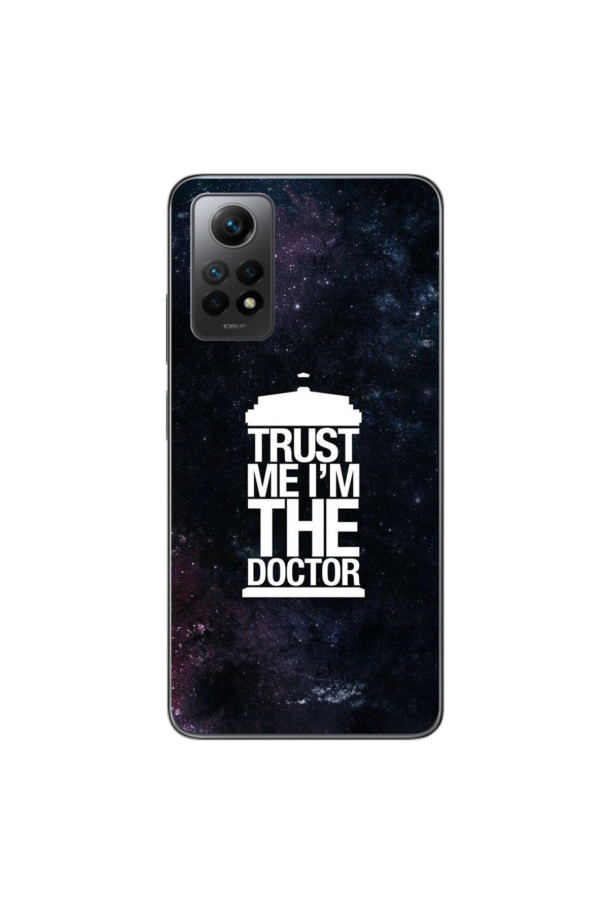 Dali Design Xiaomi Redmi Note 12 Pro Uyumlu Şeffaf Kılıf Doctor Who Tasarımlı