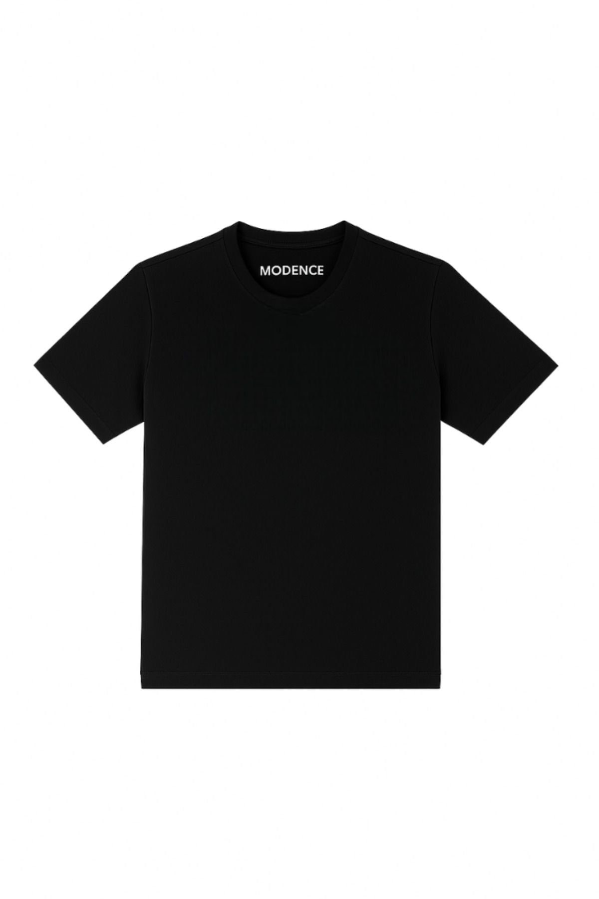 modence Unisex Regular Fit %100 Pamuk Yumuşak Dokulu Bisiklet Yaka Tişört